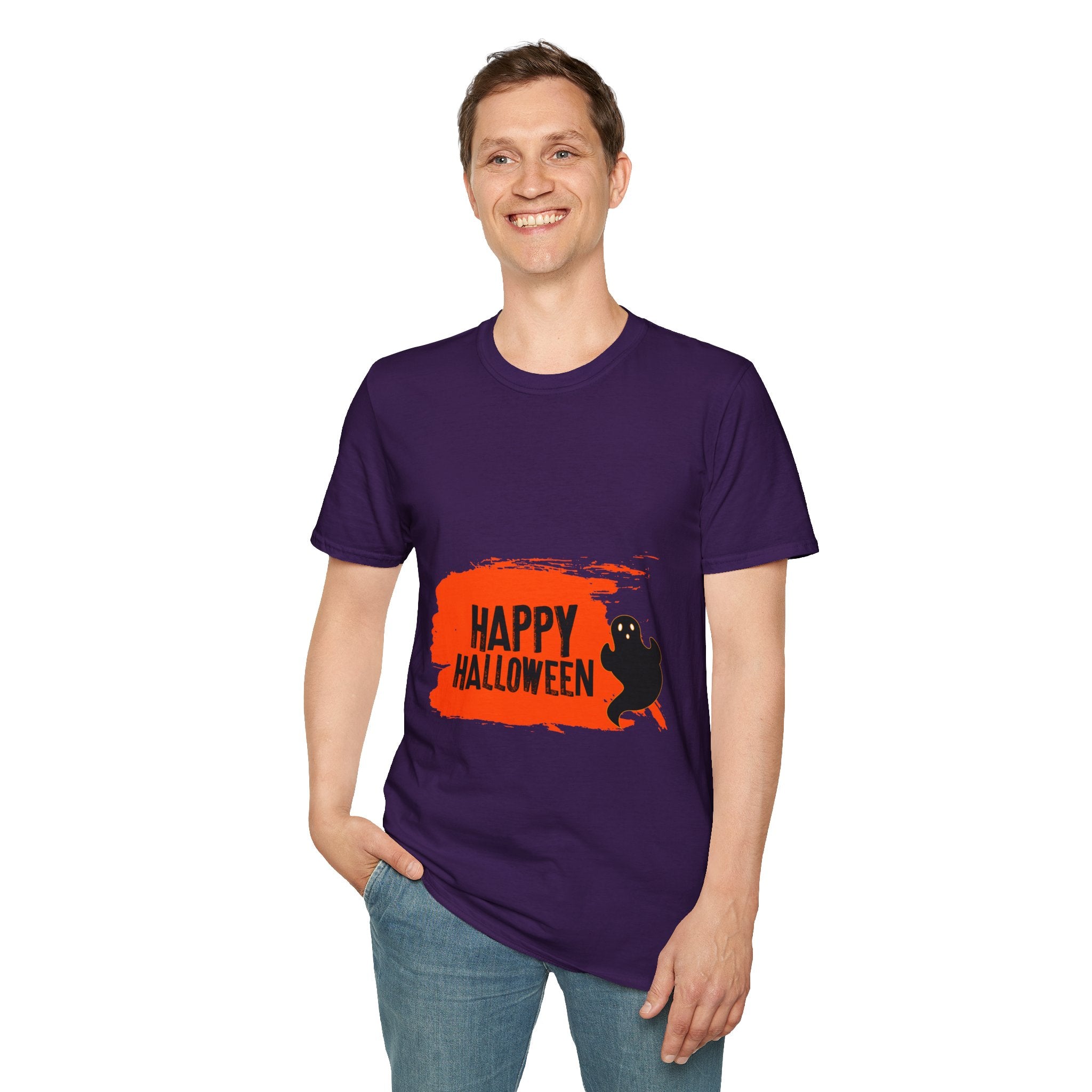 "HAPPY HALLOWEEN" Unisex Soft style T-Shirt