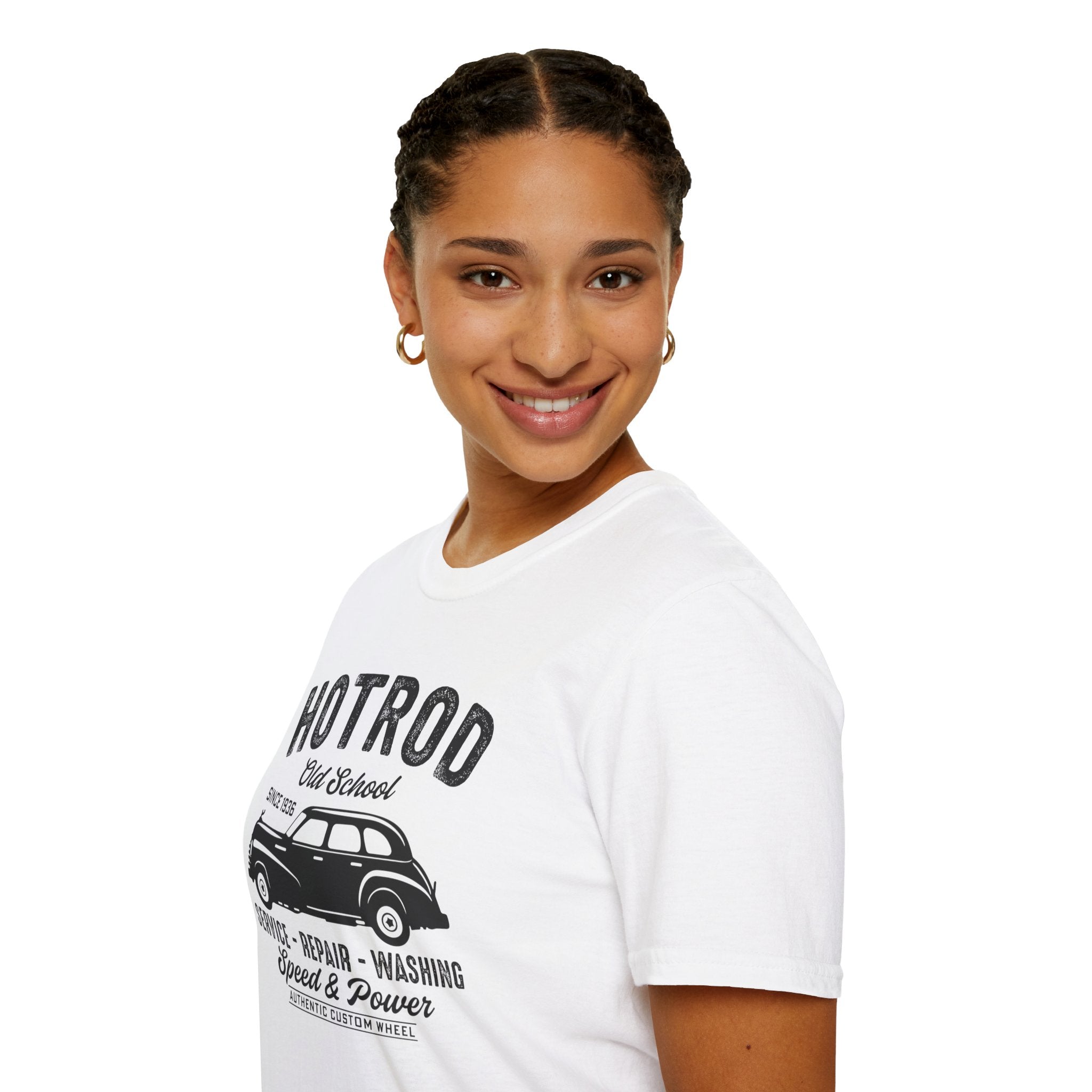 "HOTROD OLD SCHOOL" Unisex Soft style T-Shirt