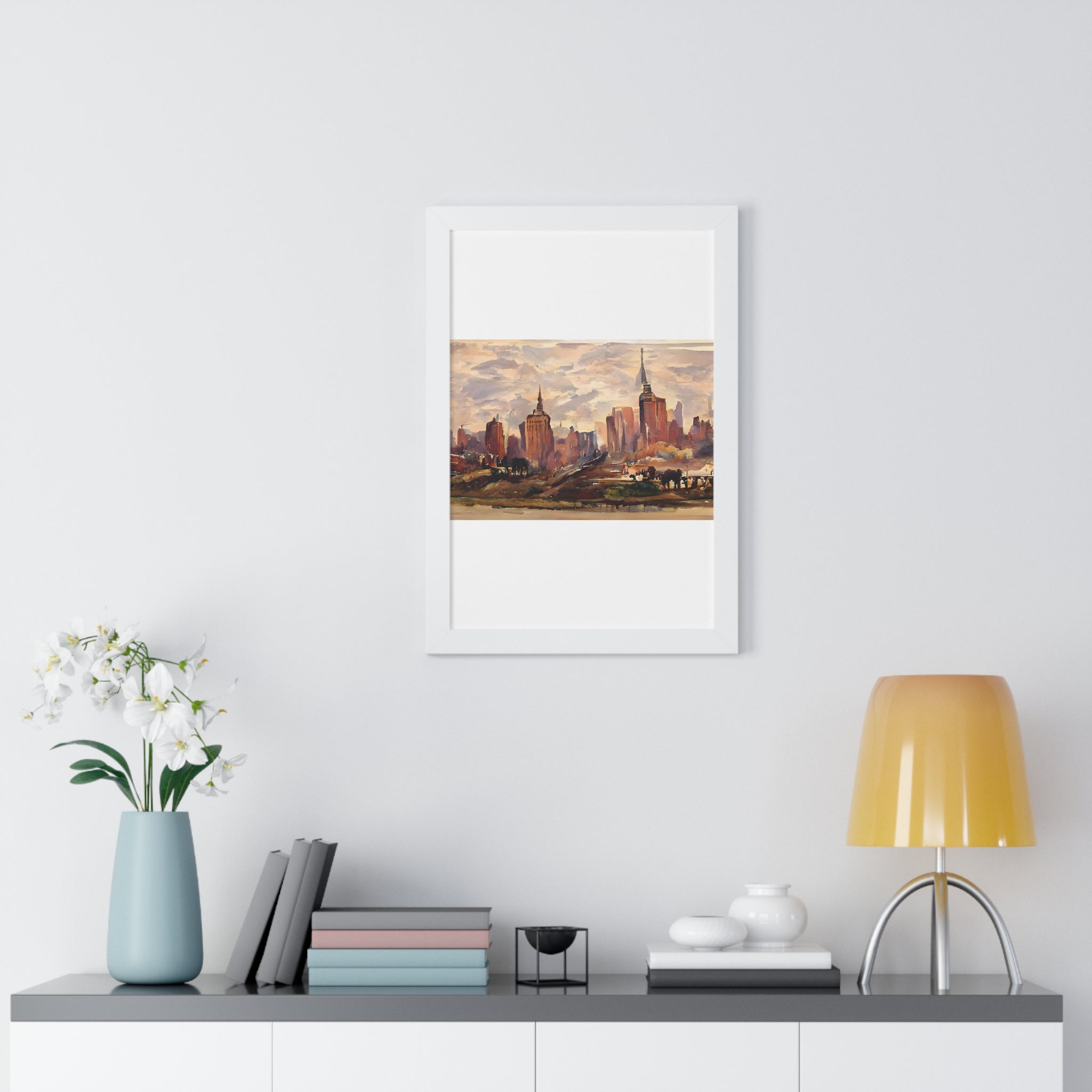 "ARCHITECTURE" Framed Vertical Poster