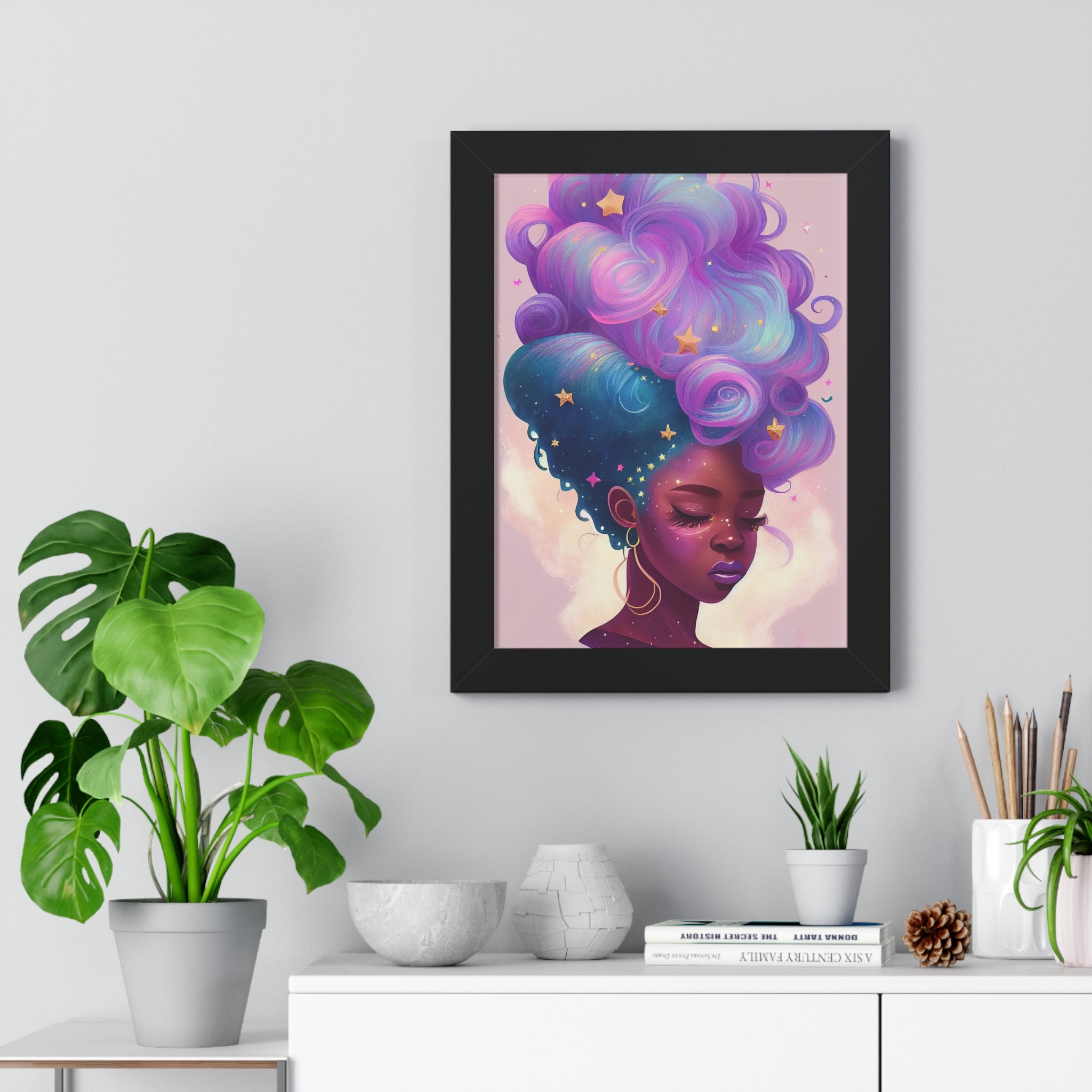 "BLACK GIRL MAGIC" Framed Vertical Poster