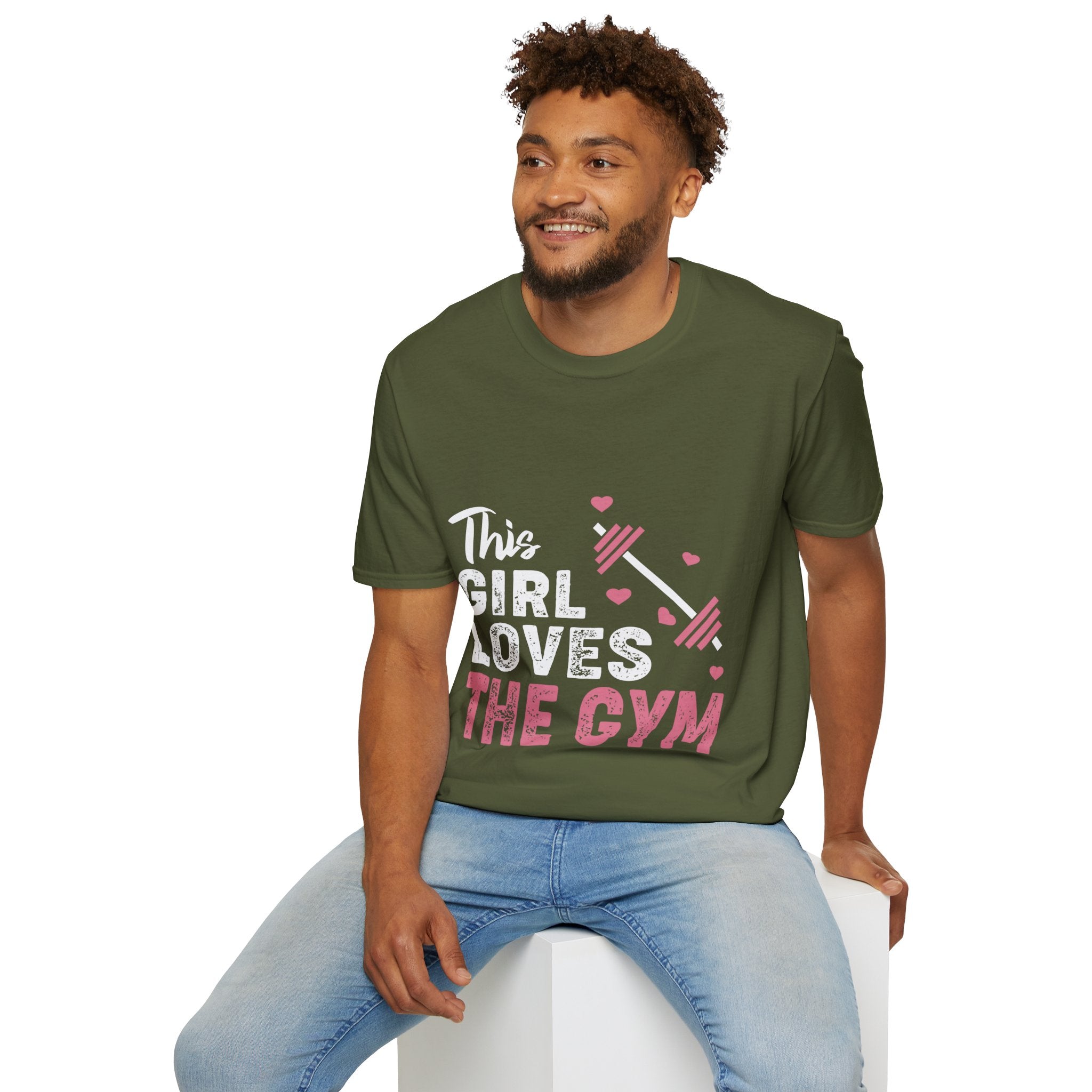 "The Girl Loves The Gym" Unisex Soft style T-Shirt