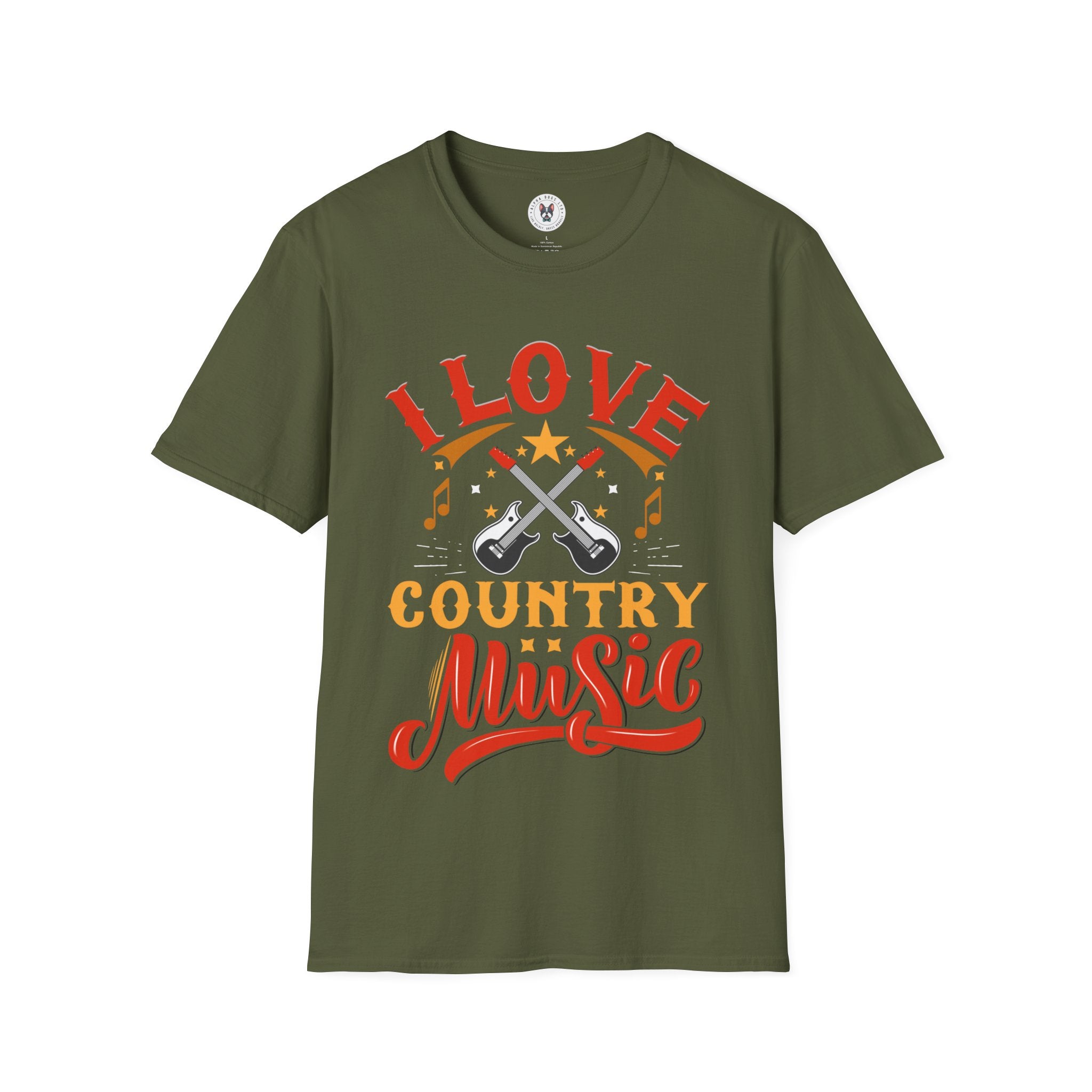 "I Love Country Music" Unisex Soft style T-Shirt