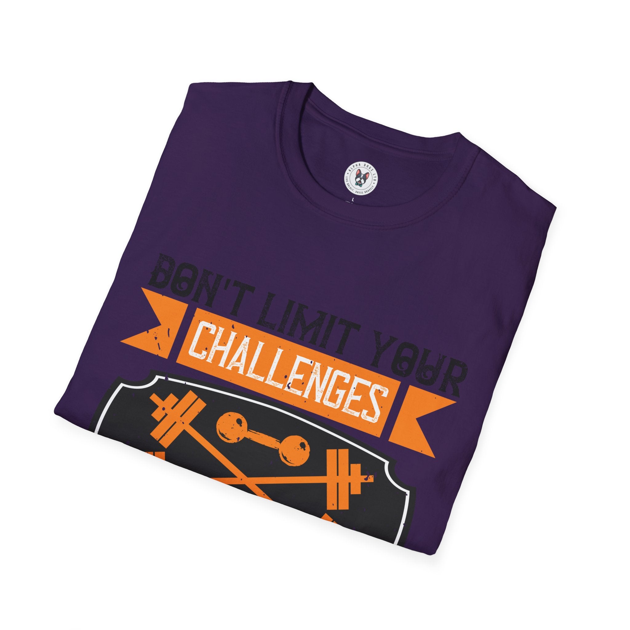 "Don't Limit Your Challenges,Challenge Your Limit" Unisex Soft style T-Shirt