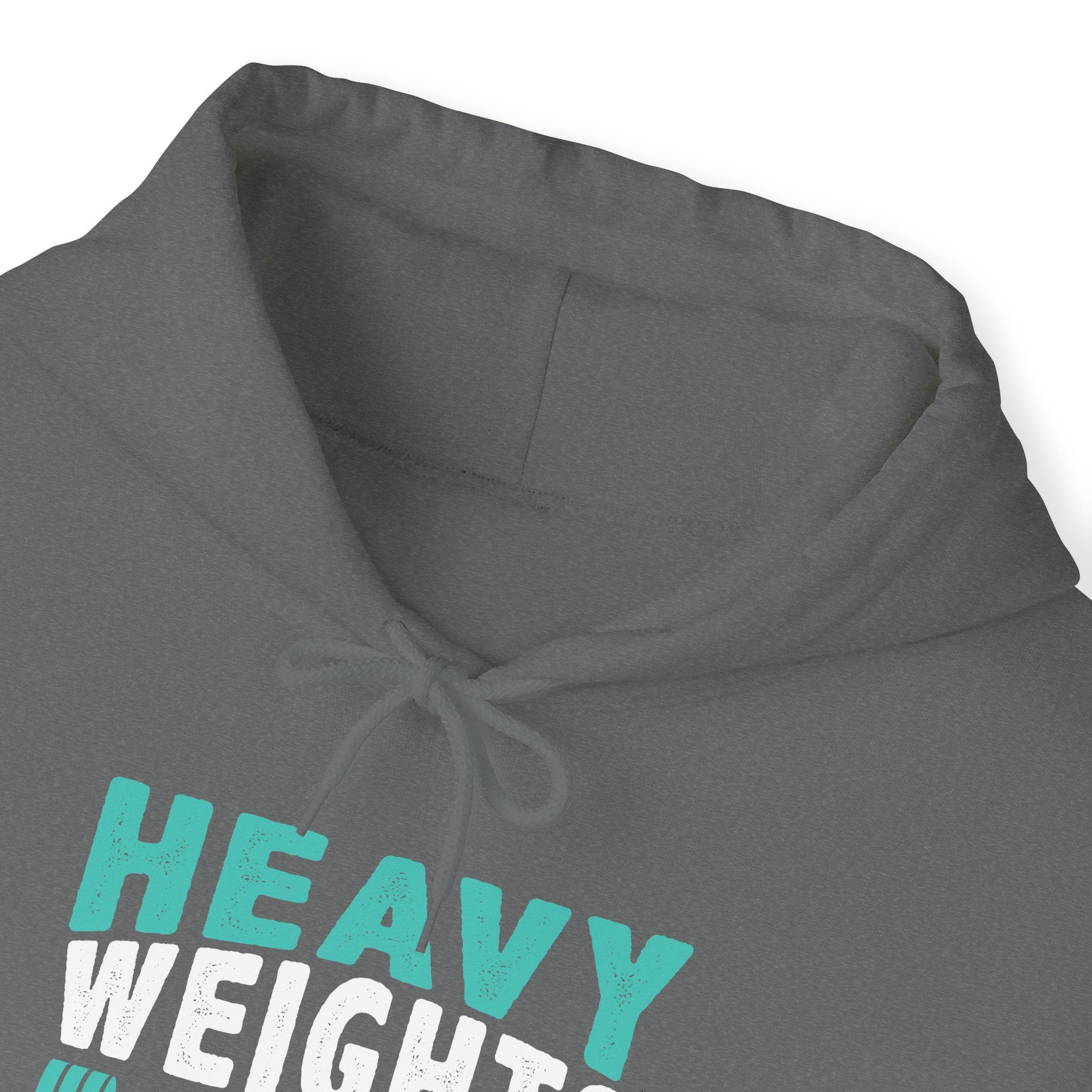 "Heavy Weights And Proteins Shakes" Unisex Heavy Blend™ Hooded Sweatshirt