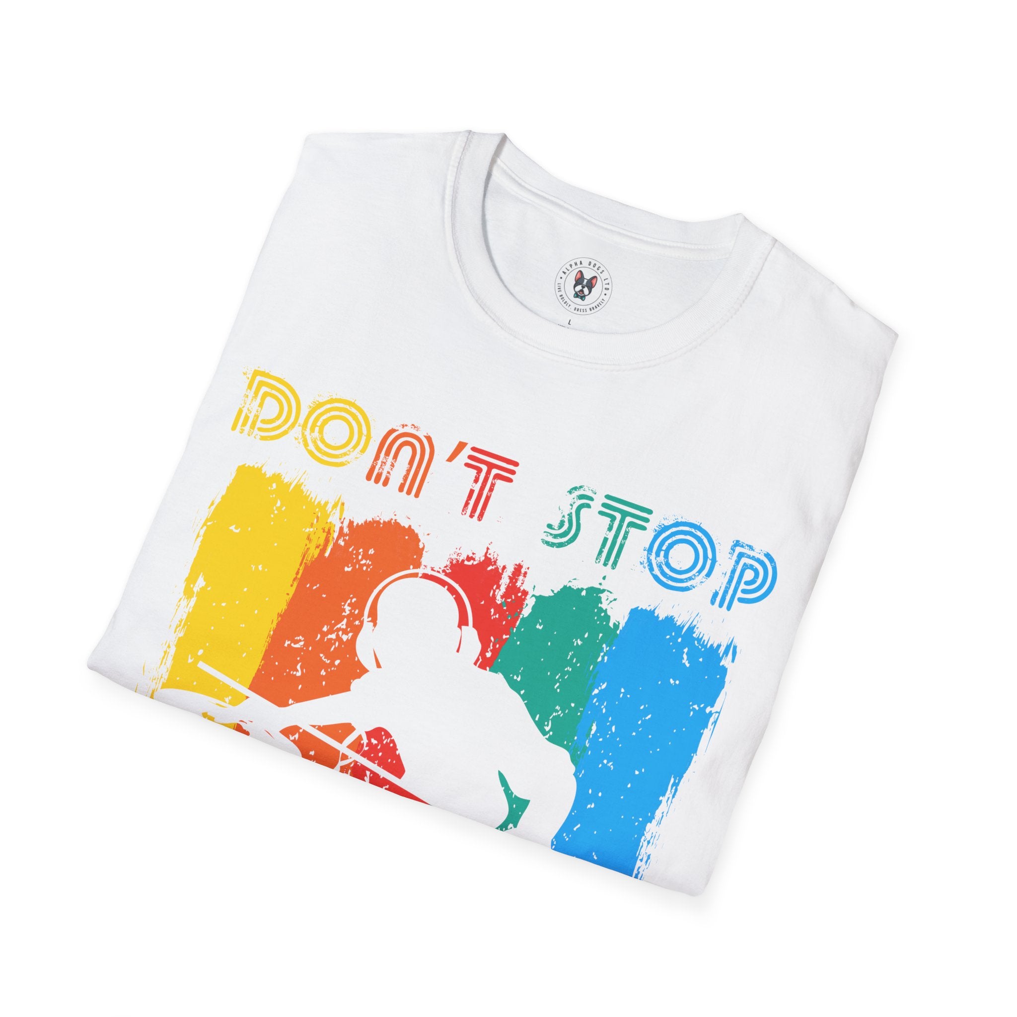 "Don't Stop the Music" Unisex Soft style T-Shirt