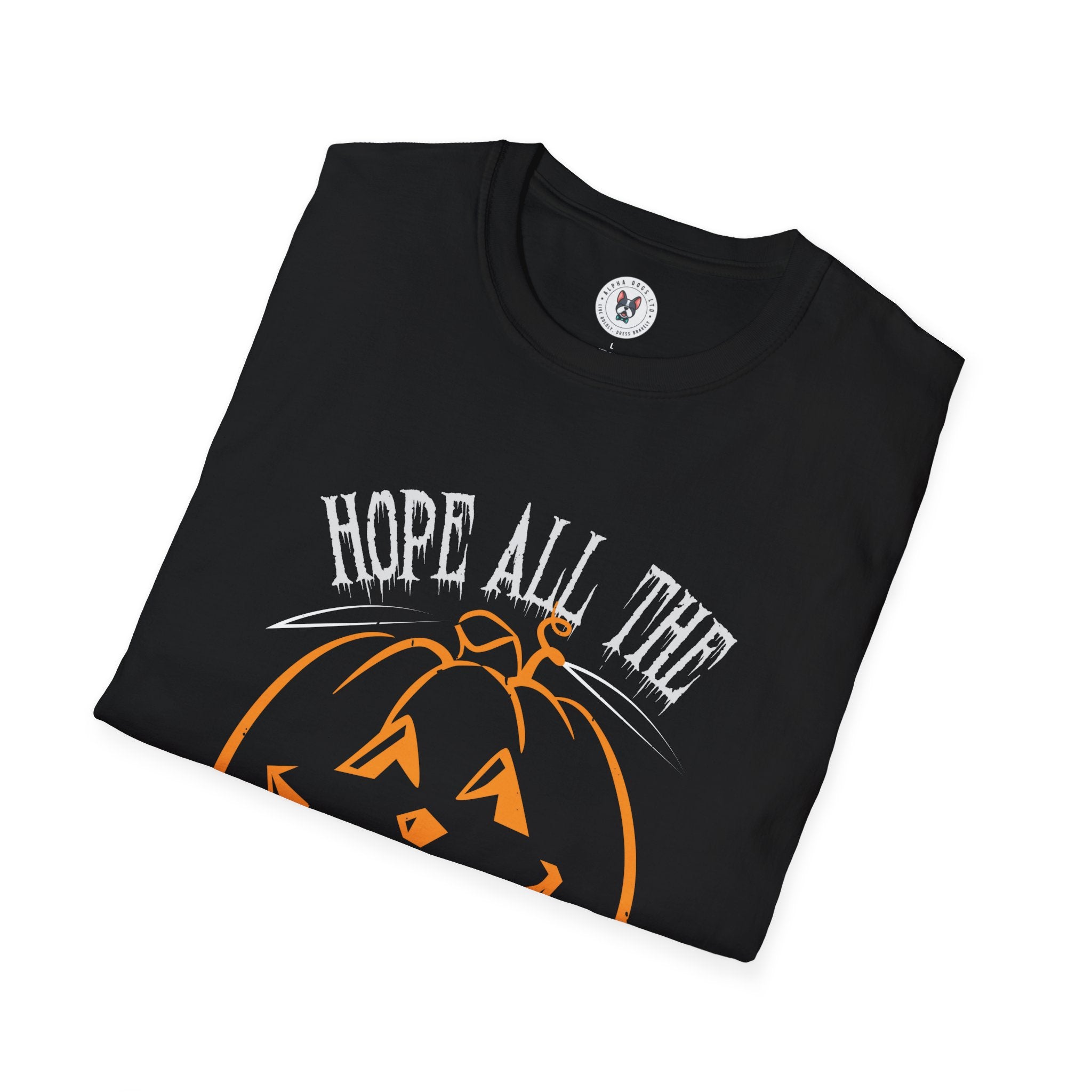 "HOPE ALL THE CANDIES DON'T GO TO WAIST" Unisex Soft style T-Shirt