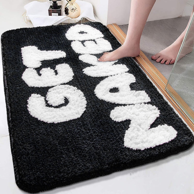 Tufted Carpet Home Bathroom Absorbent Non-slip Foot Mat