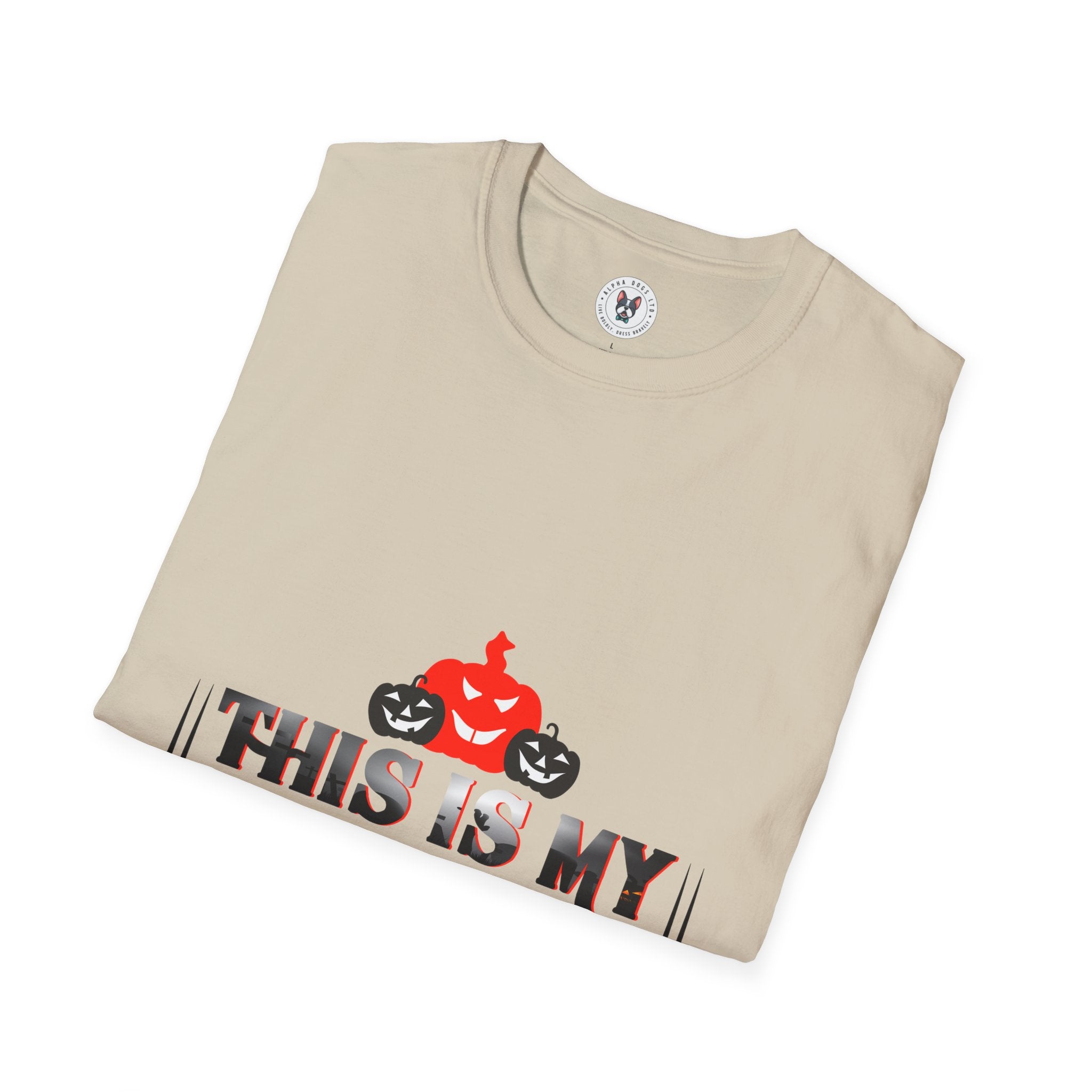 "THIS IS MY SCARY COSTUME" Unisex Soft style T-Shirt