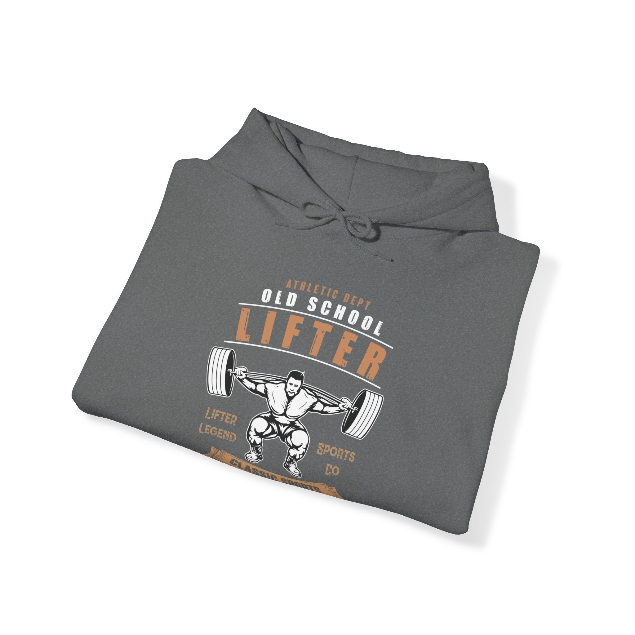 "Old School Lifter" Unisex Heavy Blend™ Hooded Sweatshirt