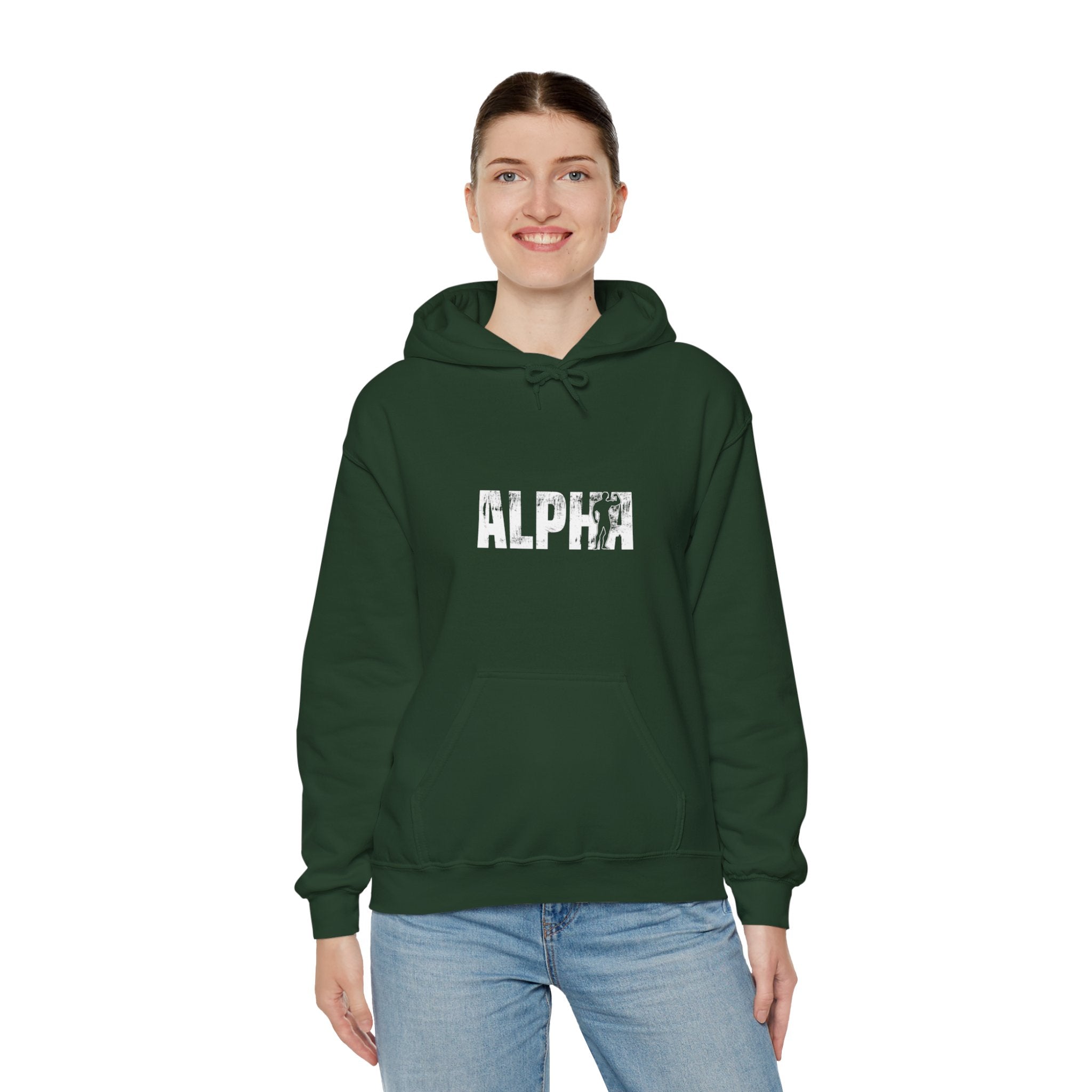 "Alpha Gym"  Unisex Heavy Blend™ Hooded Sweatshirt