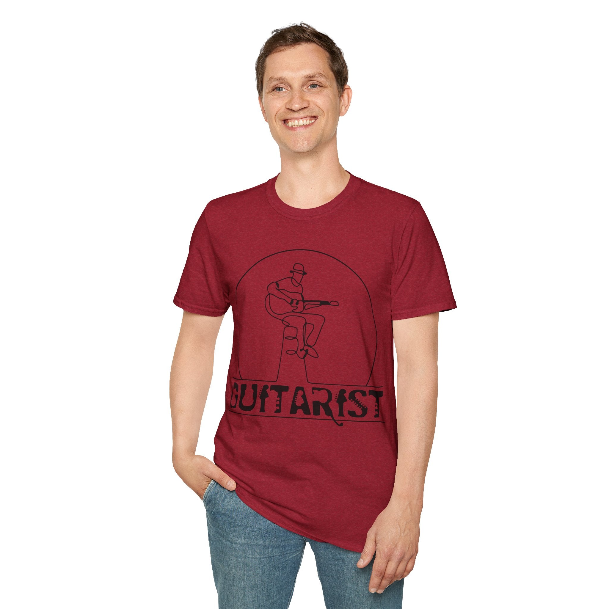 "Guitarist" Unisex Soft style T-Shirt