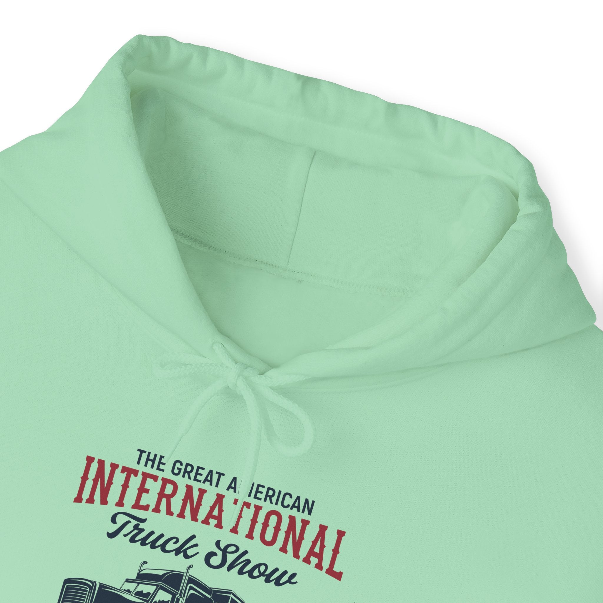 "THE GREAT AMERICAN INTERNATIONAL TRUCK SHOW CUSTOM TRUCK NORTH CALIFORNIA AUTO SHOP" Unisex Heavy Blend™ Hooded Sweatshirt