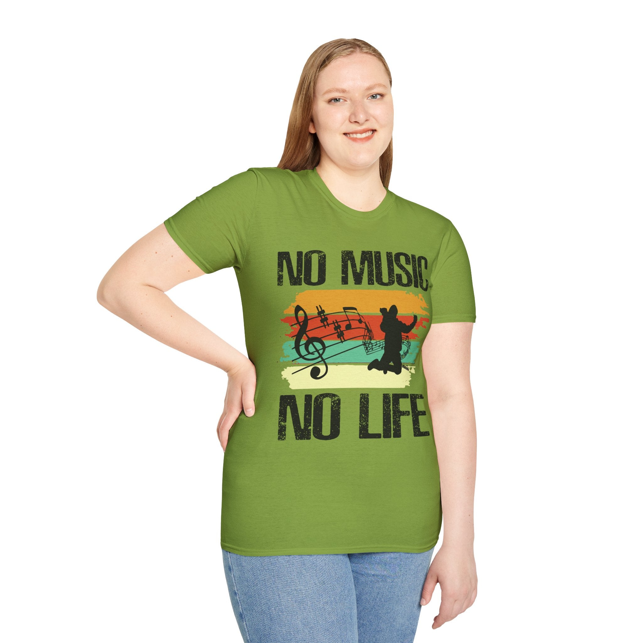 "No Music No Life"  Unisex Soft style T-Shirt