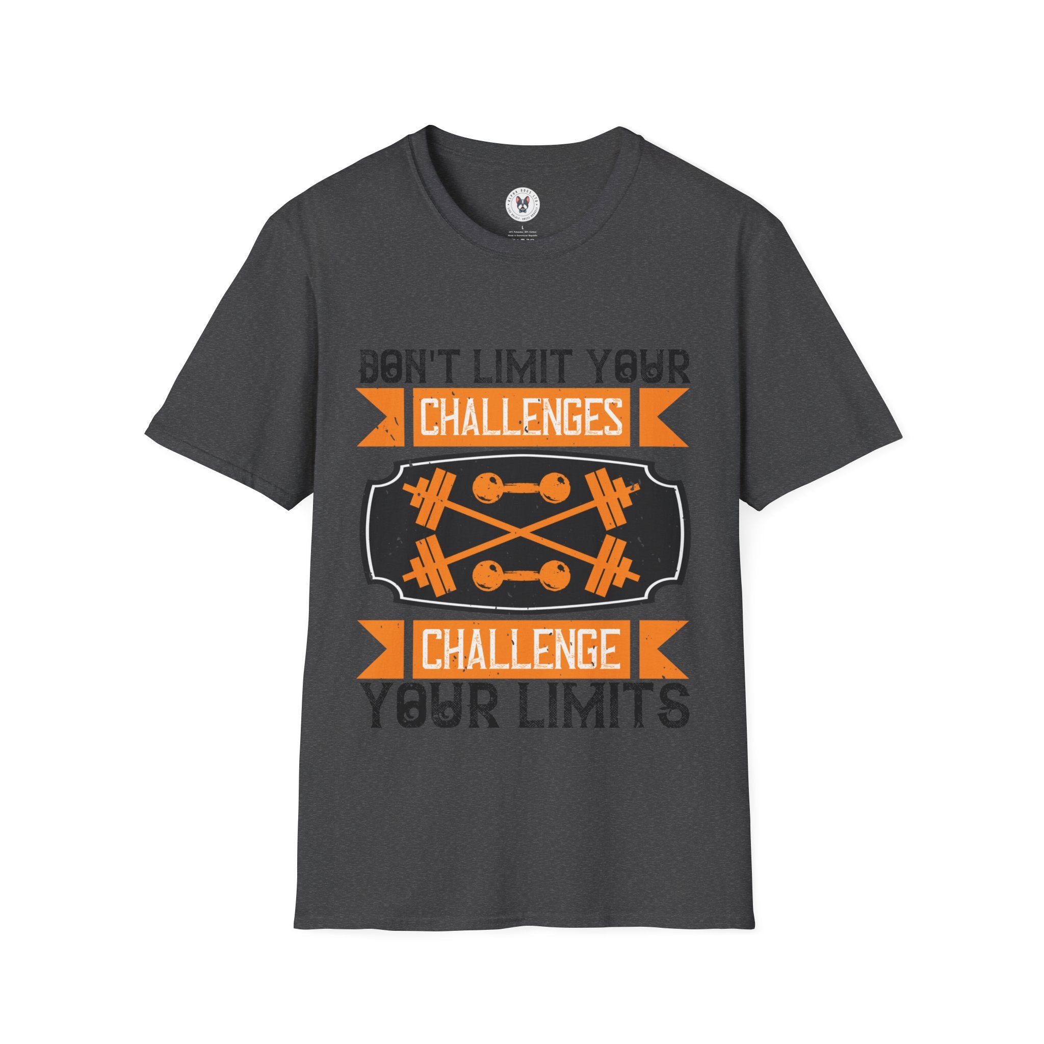 "Don't Limit Your Challenges,Challenge Your Limit" Unisex Soft style T-Shirt