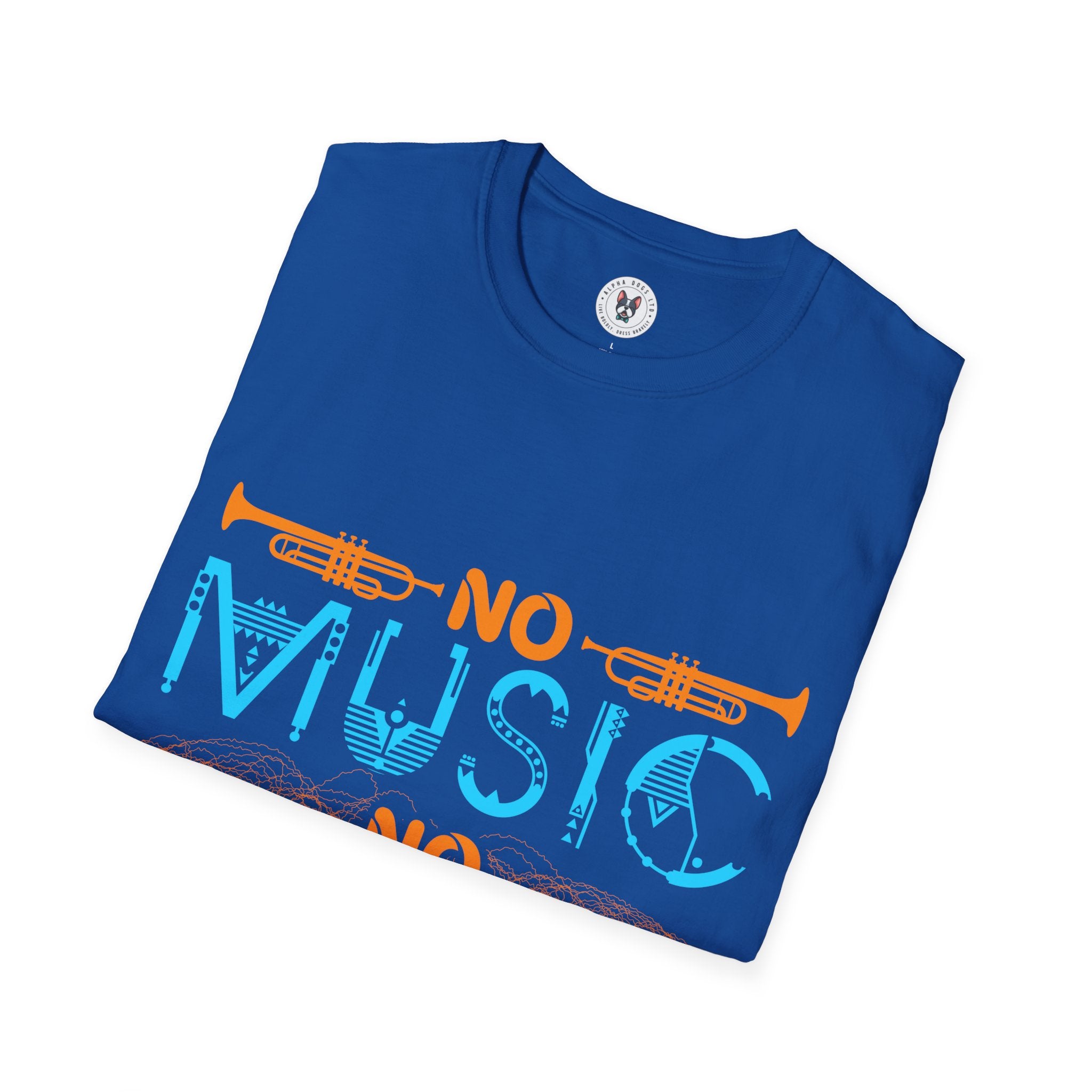 "No Music No Life" Unisex Soft style T-Shirt