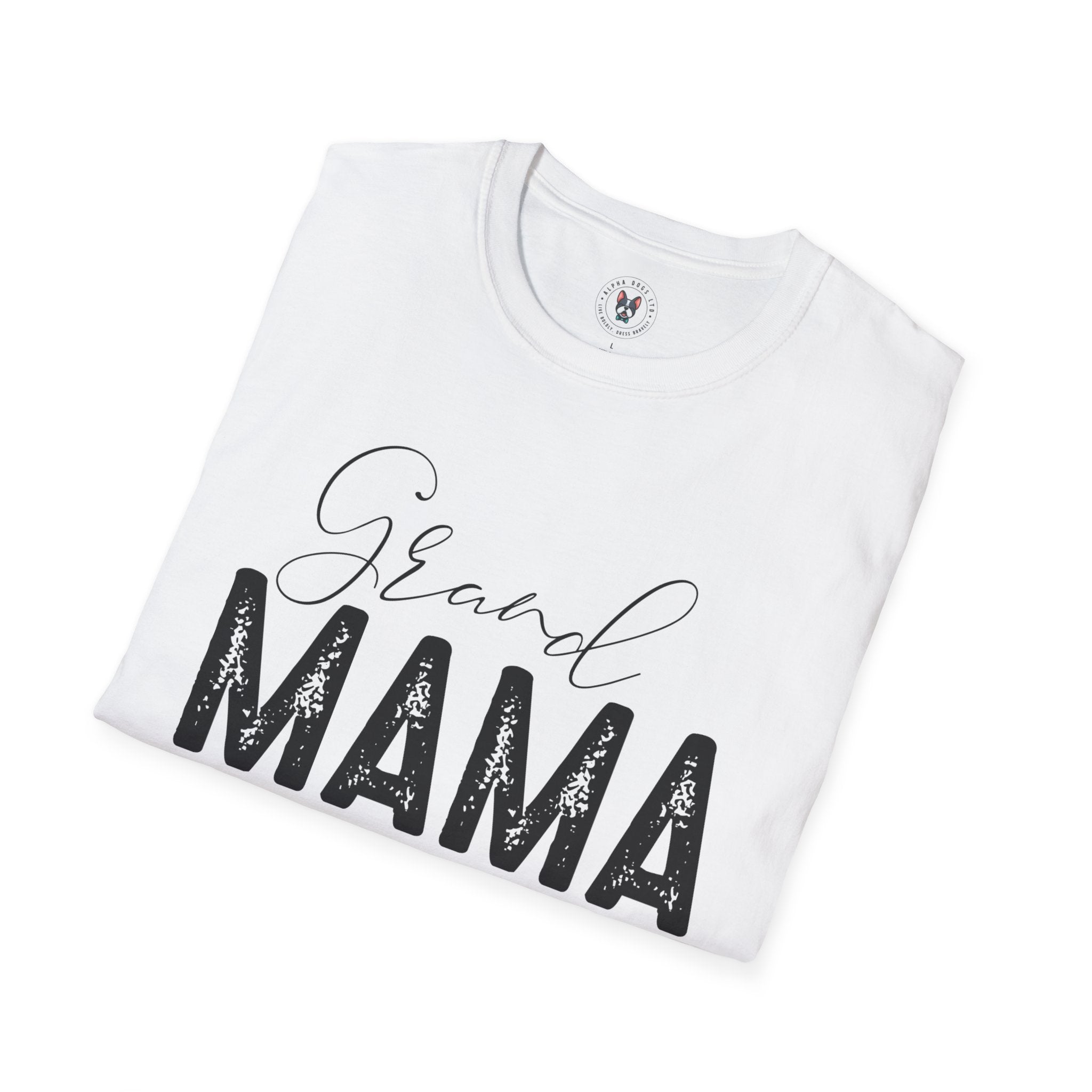 "GRAND MAMA LOVES COFFEE" Unisex Soft style T-Shirt