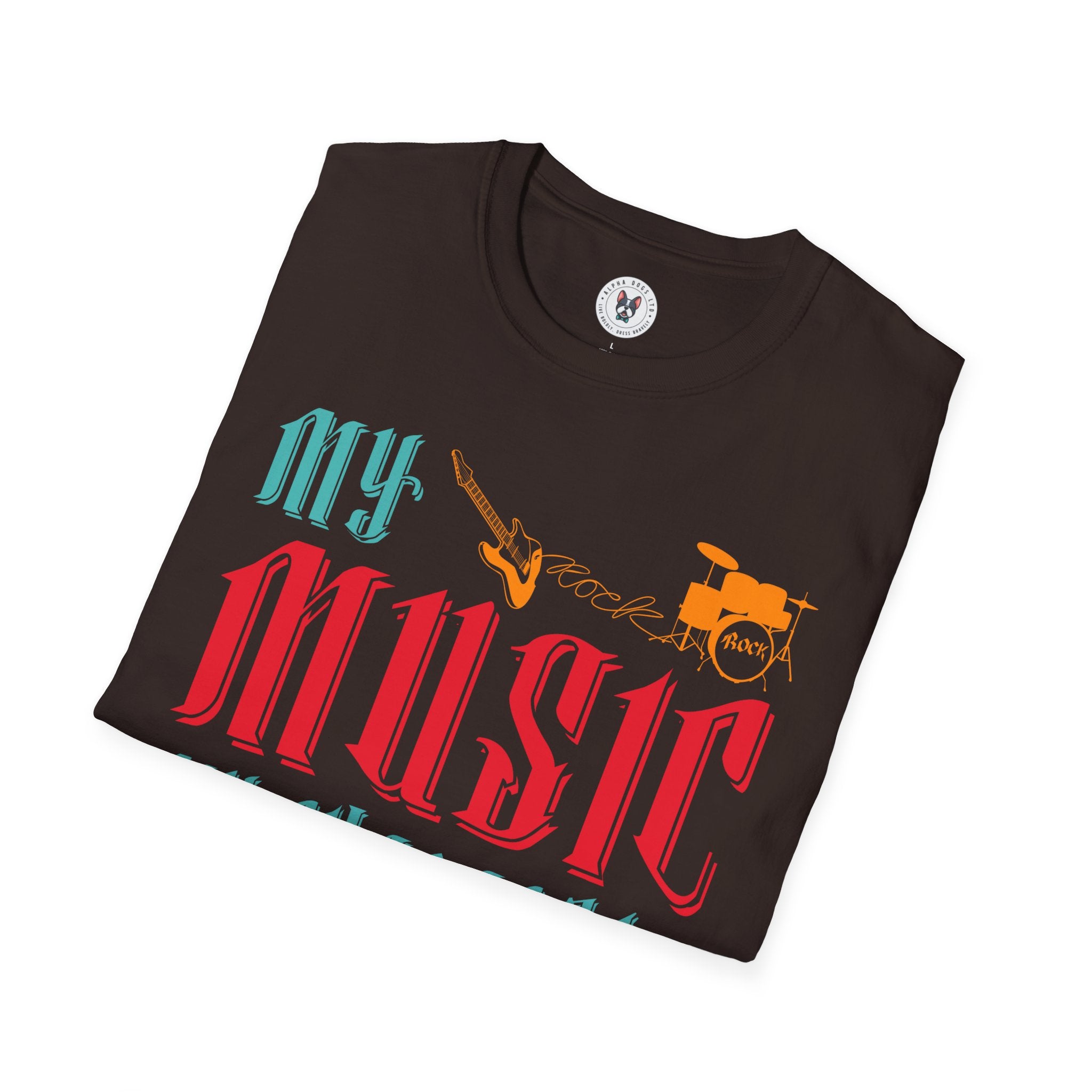 "My Music My Character Rock And Roll Station" Unisex Soft style T-Shirt