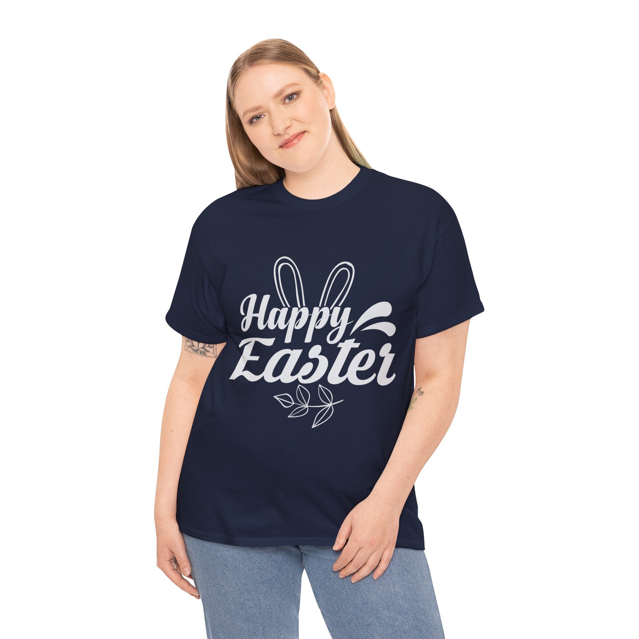 Happy Easter Unisex Heavy Cotton Tee