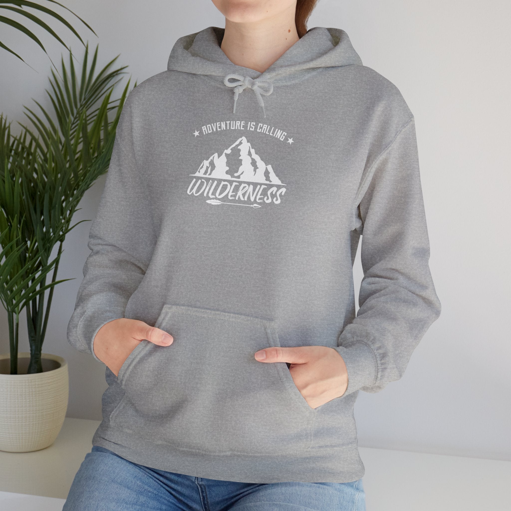 "Adventure Is Calling" Unisex Heavy Blend™ Hooded Sweatshirt