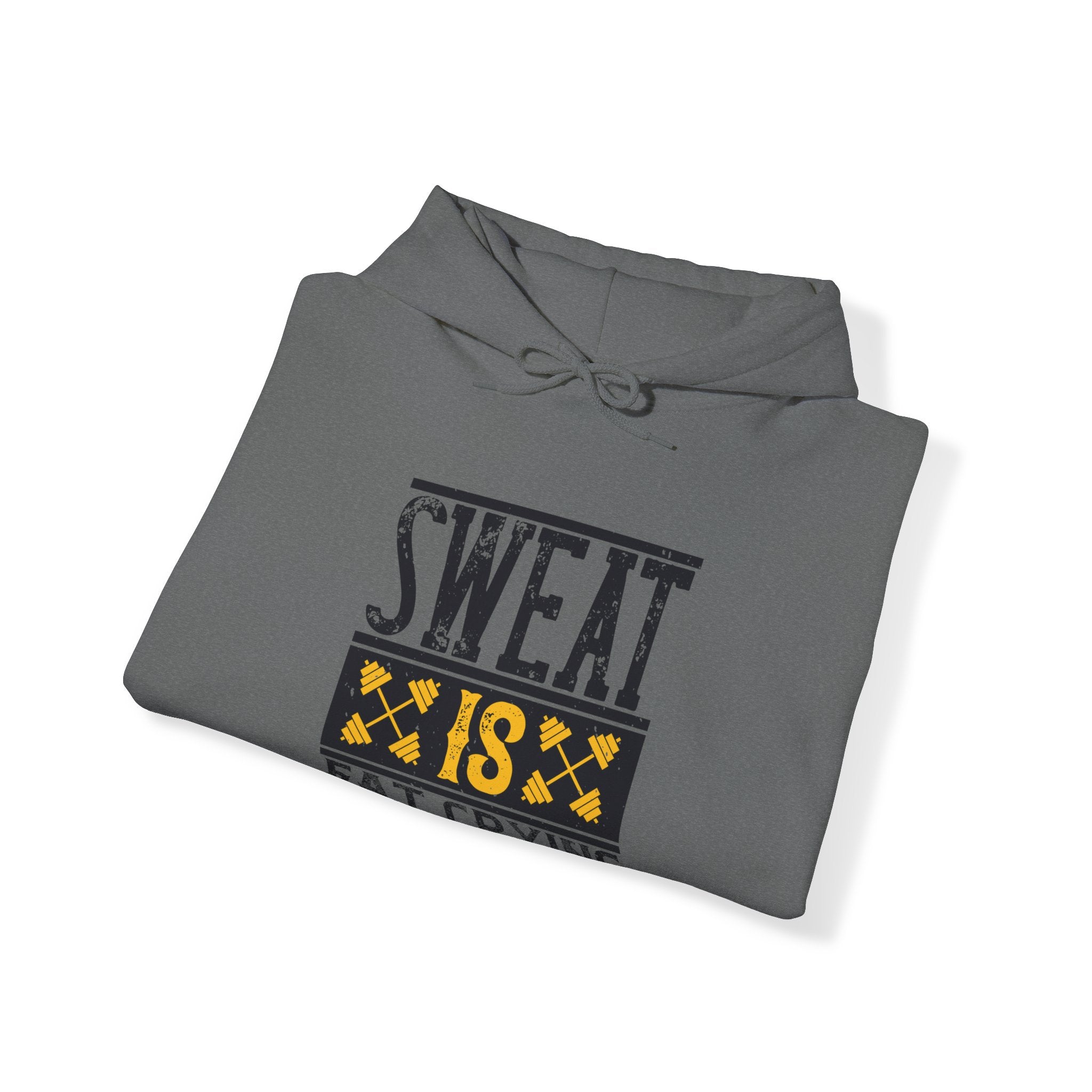 "Sweat Is Fat Crying" Unisex Heavy Blend™ Hooded Sweatshirt