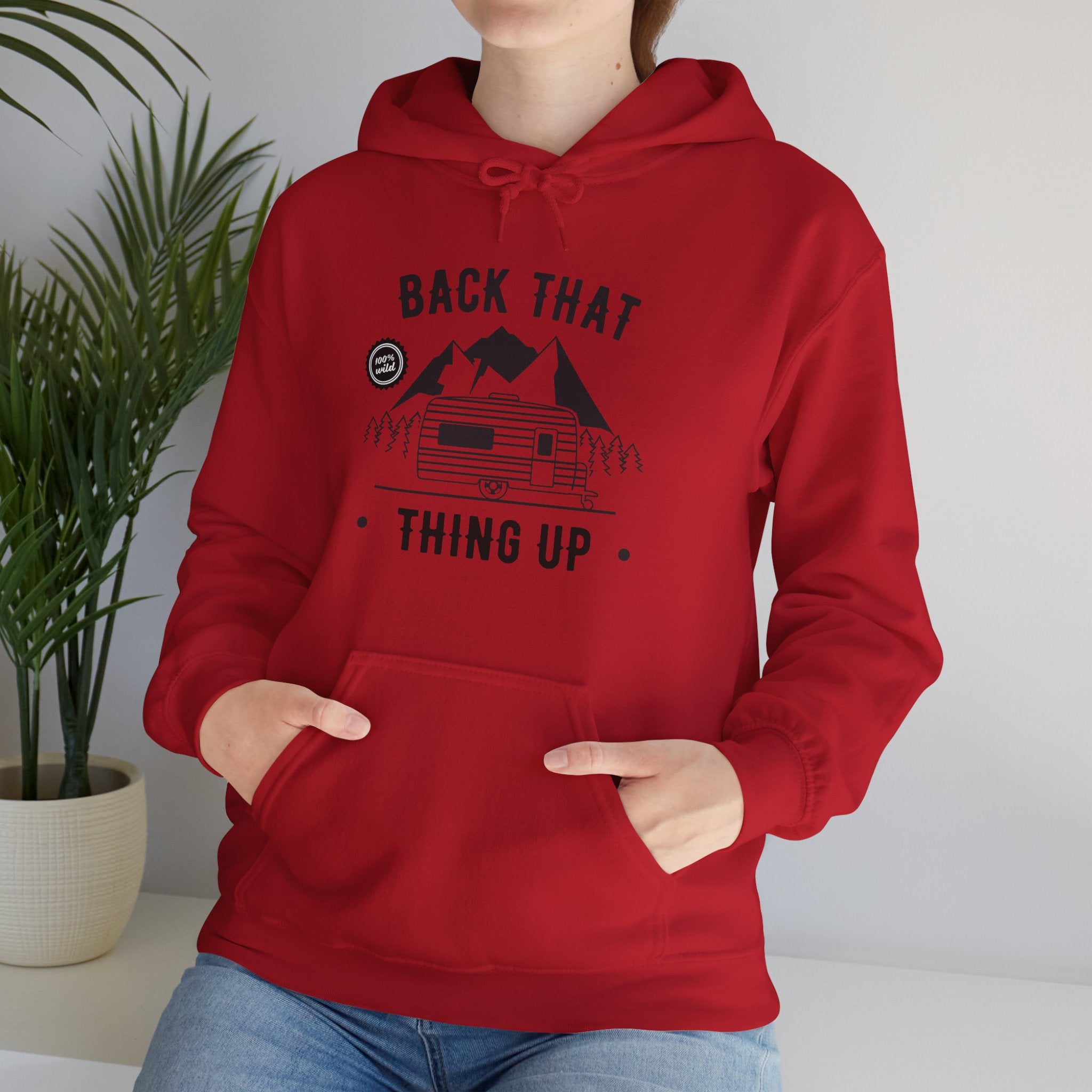 "Back That Thing Up" Unisex Heavy Blend™ Hooded Sweatshirt