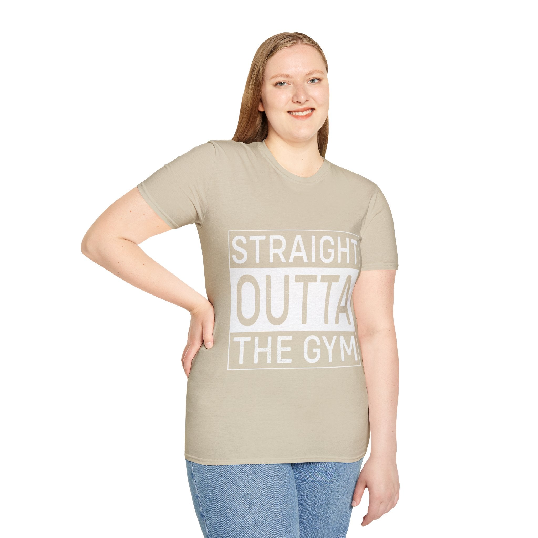 "Straight Outta The Gym" Unisex Soft style T-Shirt