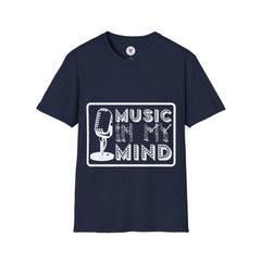 "Music In My Mind" Unisex Soft style T-Shirt