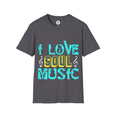 "I Love Soul Music" Unisex Soft style T-Shirt