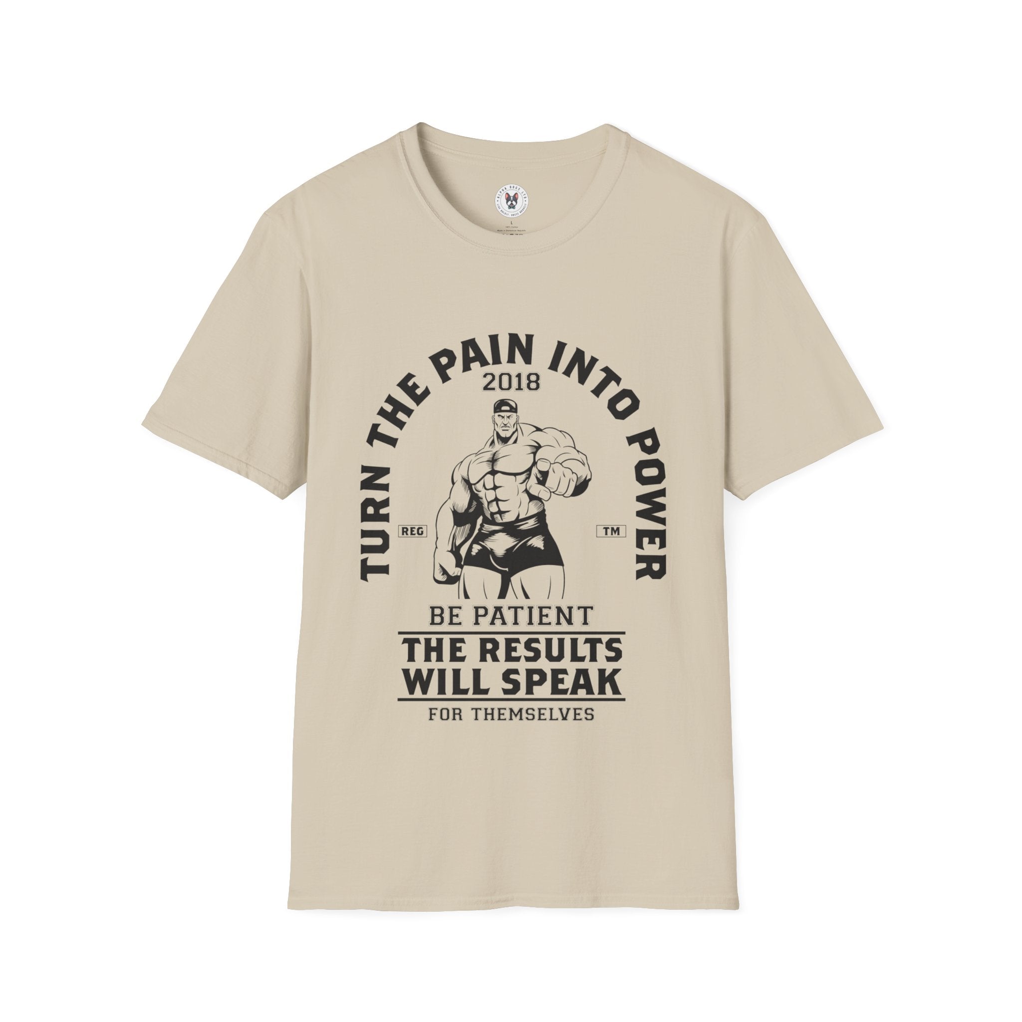 "Turn The Pain Into Power" Unisex Soft style T-Shirt