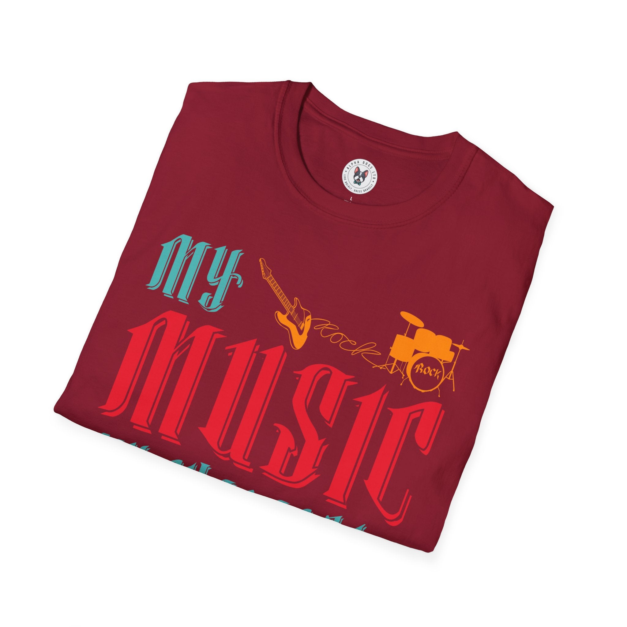 "My Music My Character Rock And Roll Station" Unisex Soft style T-Shirt