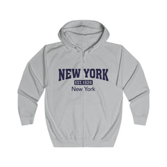 New York Unisex Full Zip Hoodie