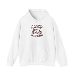 "GAS MONKEY GARAGE DALLAS TEXAS GO BIG OR HOME" Unisex Heavy Blend™ Hooded Sweatshirt