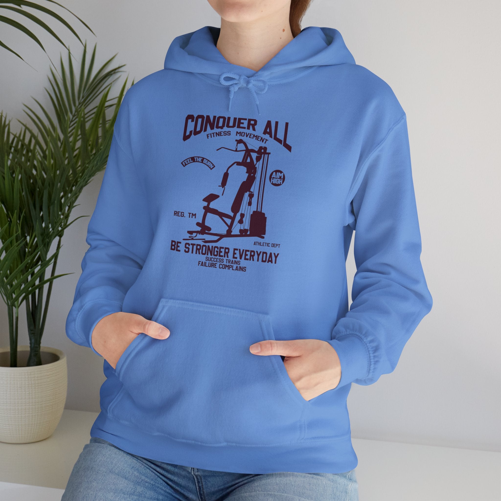 "Conquer All Be Stronger Everyday" Unisex Heavy Blend™ Hooded Sweatshirt