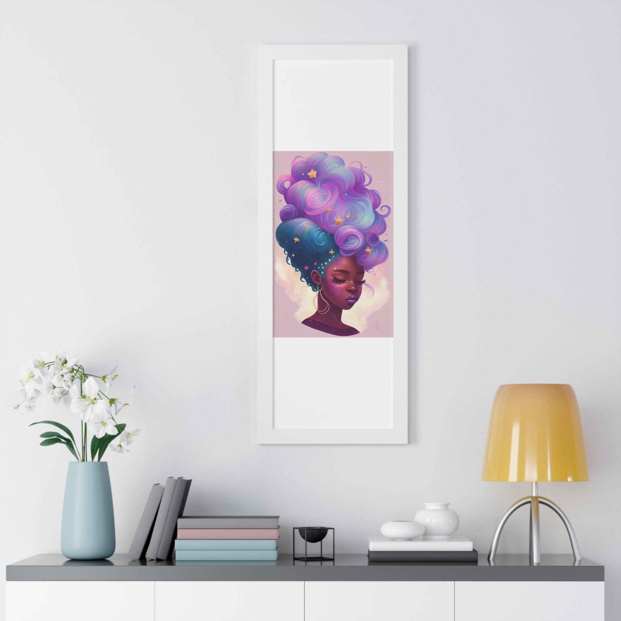 "BLACK GIRL MAGIC" Framed Vertical Poster