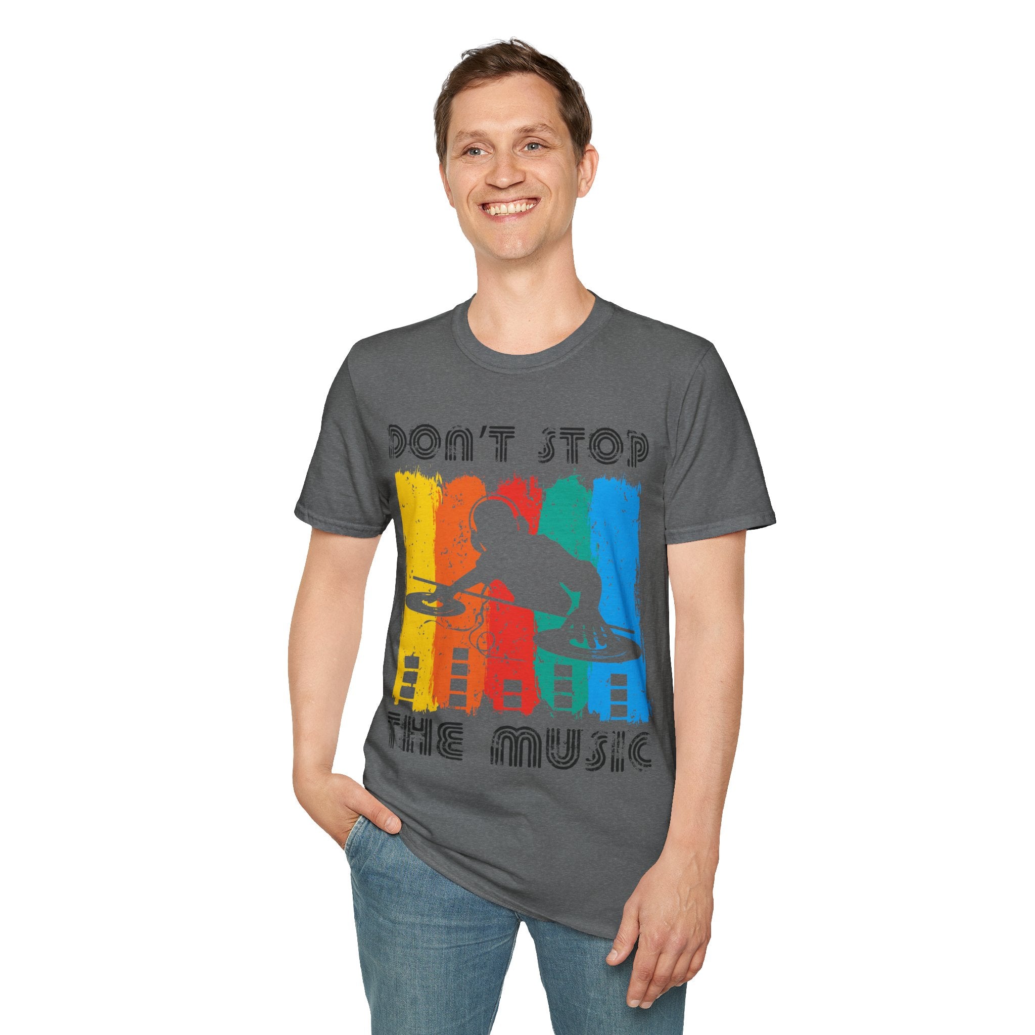 "Don't Stop the Music" Unisex Soft style T-Shirt