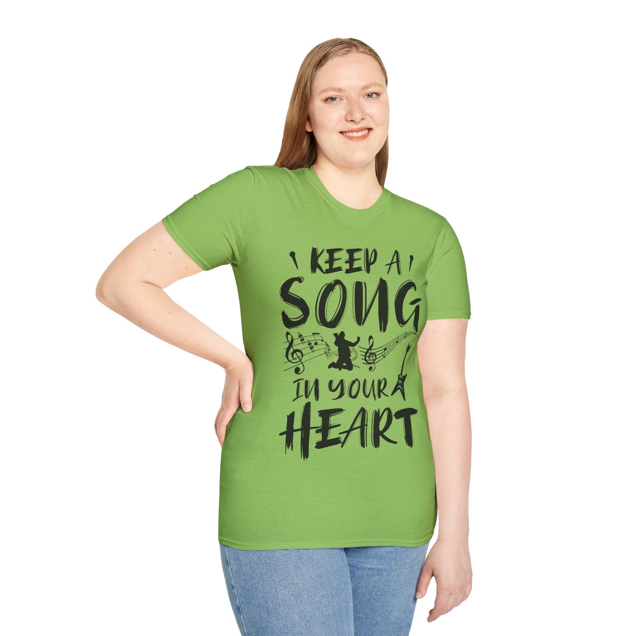 "Keep A Song In Your Heart" Unisex Soft style T-Shirt