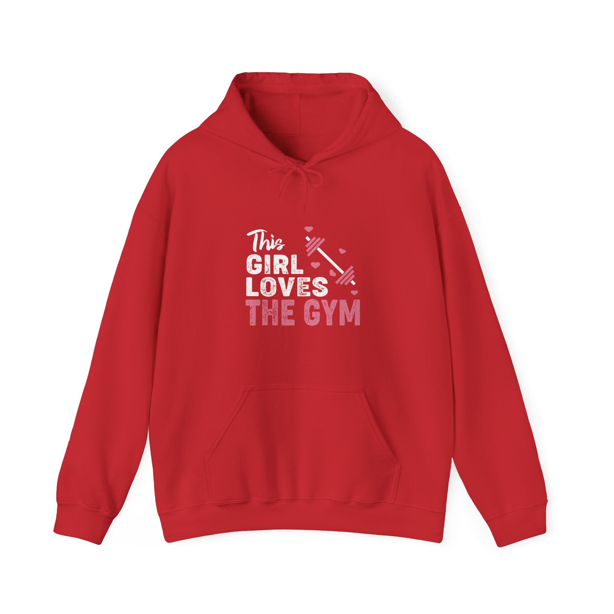 "The Girl Loves The Gym" Unisex Heavy Blend™ Hooded Sweatshirt