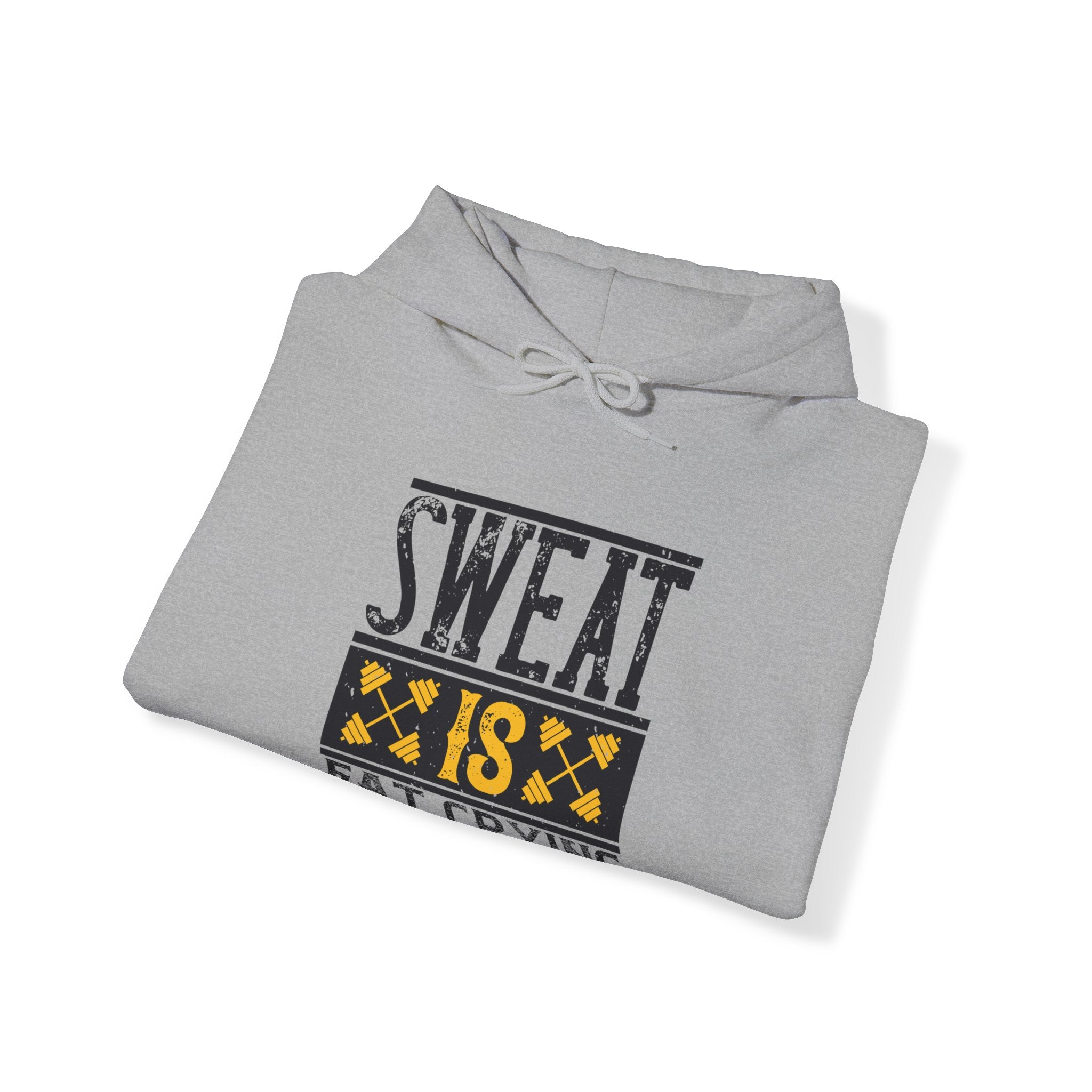 "Sweat Is Fat Crying" Unisex Heavy Blend™ Hooded Sweatshirt