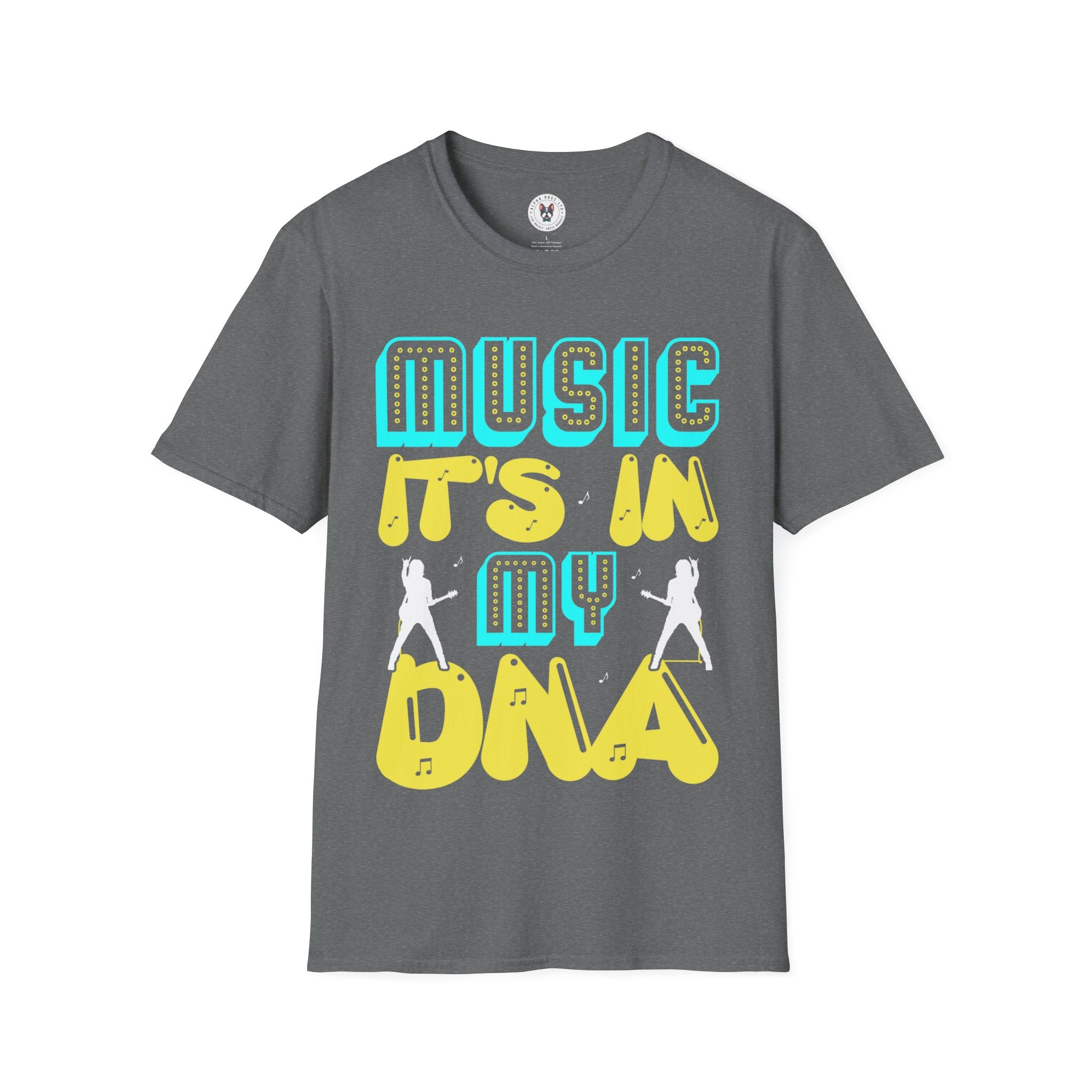 "Music Its In My DNA" Unisex Soft style T-Shirt