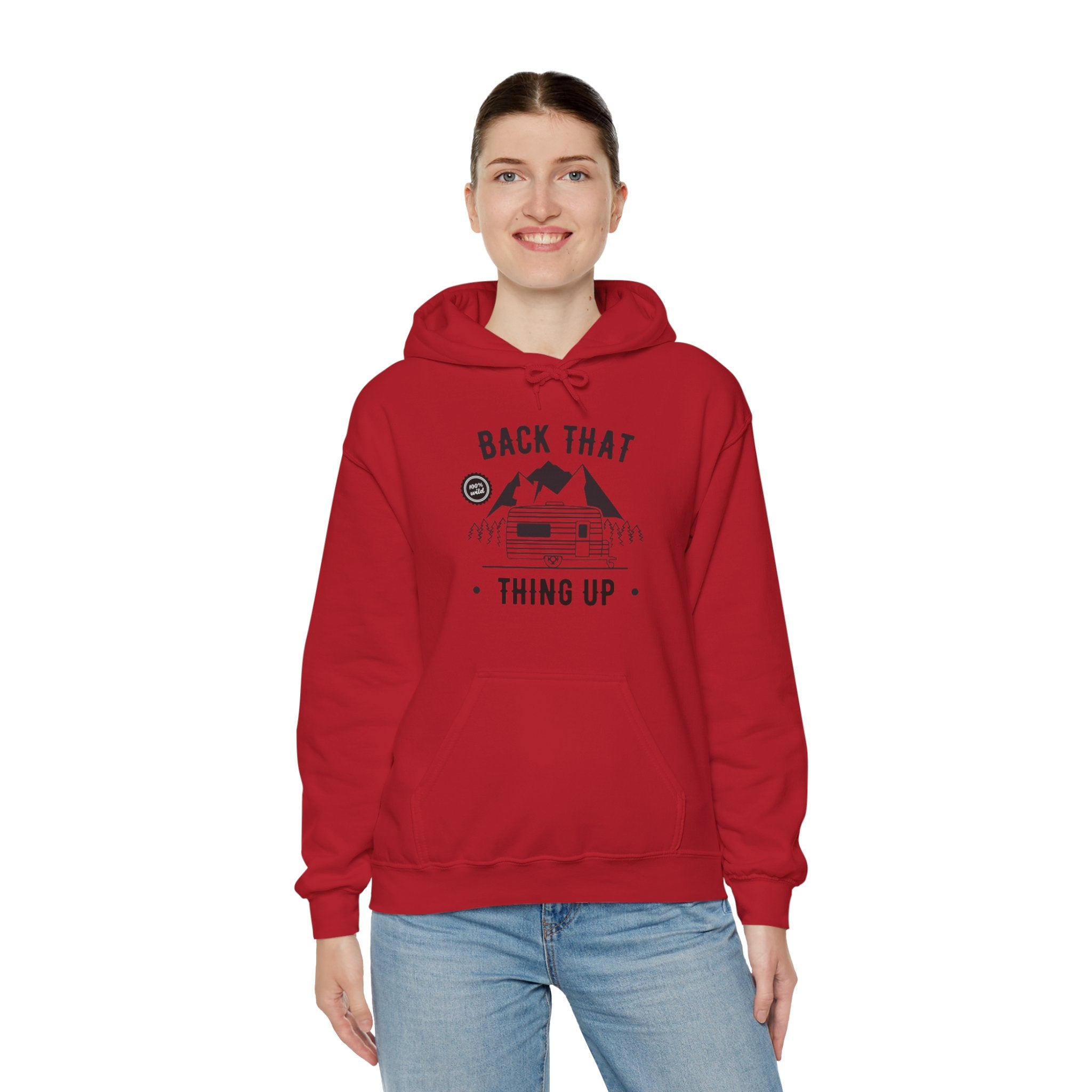 "Back That Thing Up" Unisex Heavy Blend™ Hooded Sweatshirt