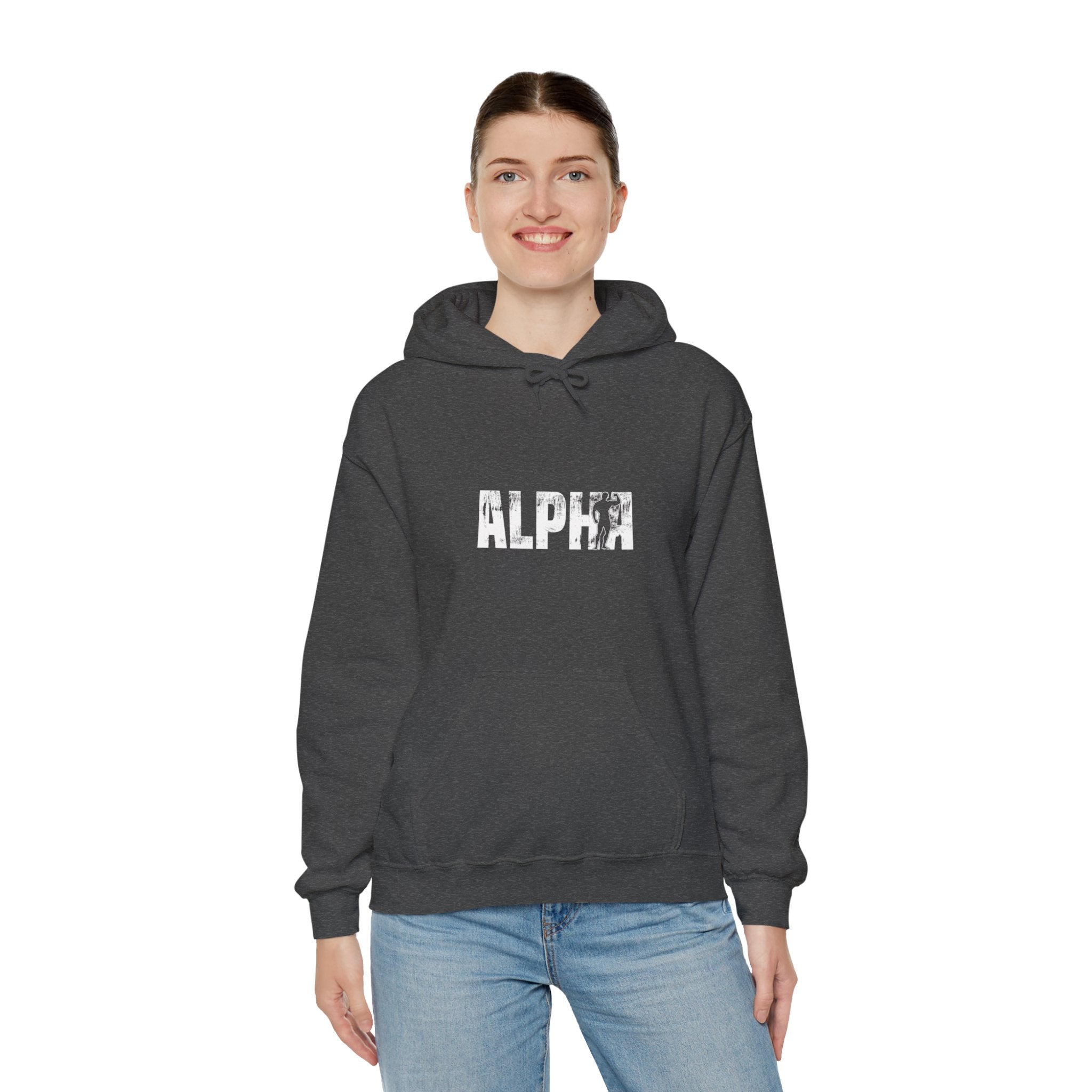 "Alpha Gym"  Unisex Heavy Blend™ Hooded Sweatshirt