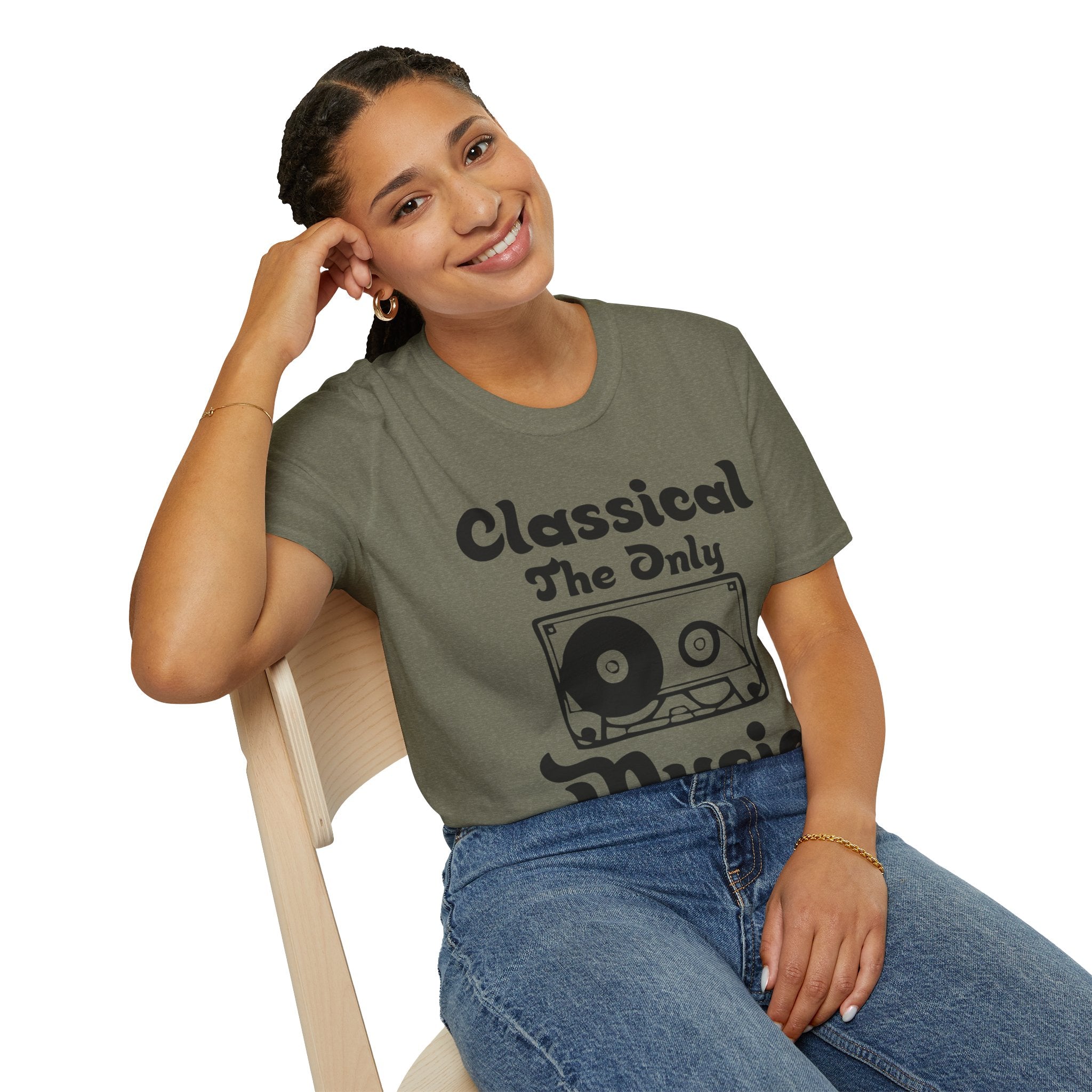 "Classical The Only Music That Matters" Unisex Soft style T-Shirt