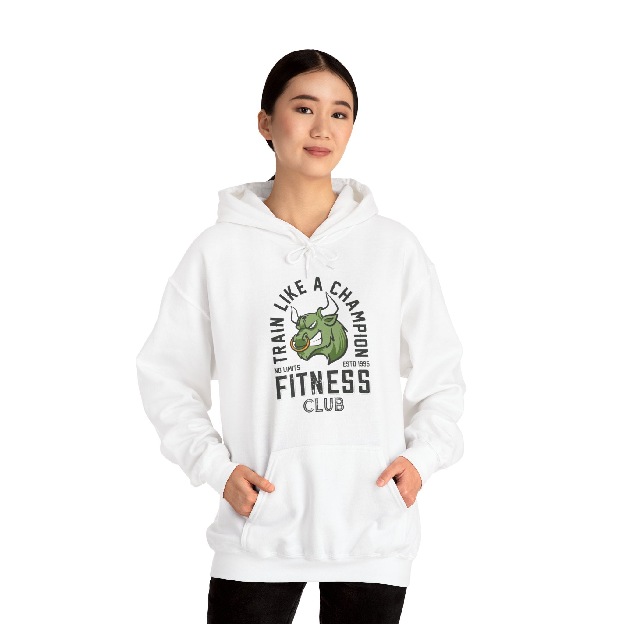 "Train Like A Champion" Unisex Heavy Blend™ Hooded Sweatshirt