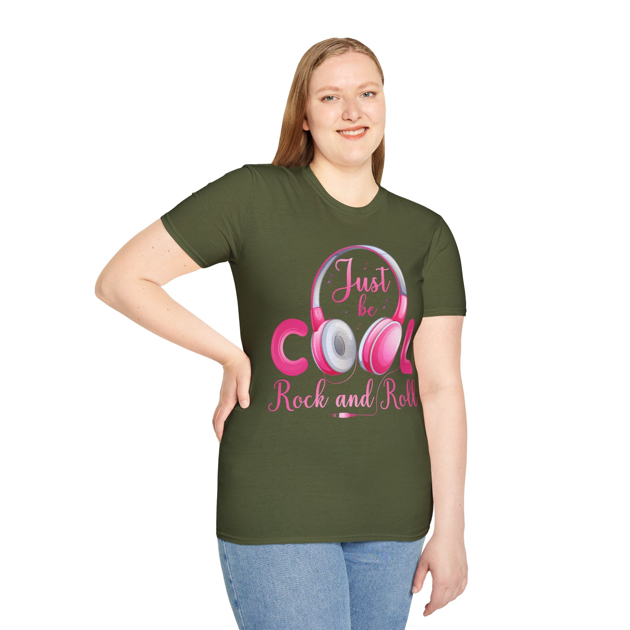 "Just Be Cool And Rock" Unisex Soft style T-Shirt