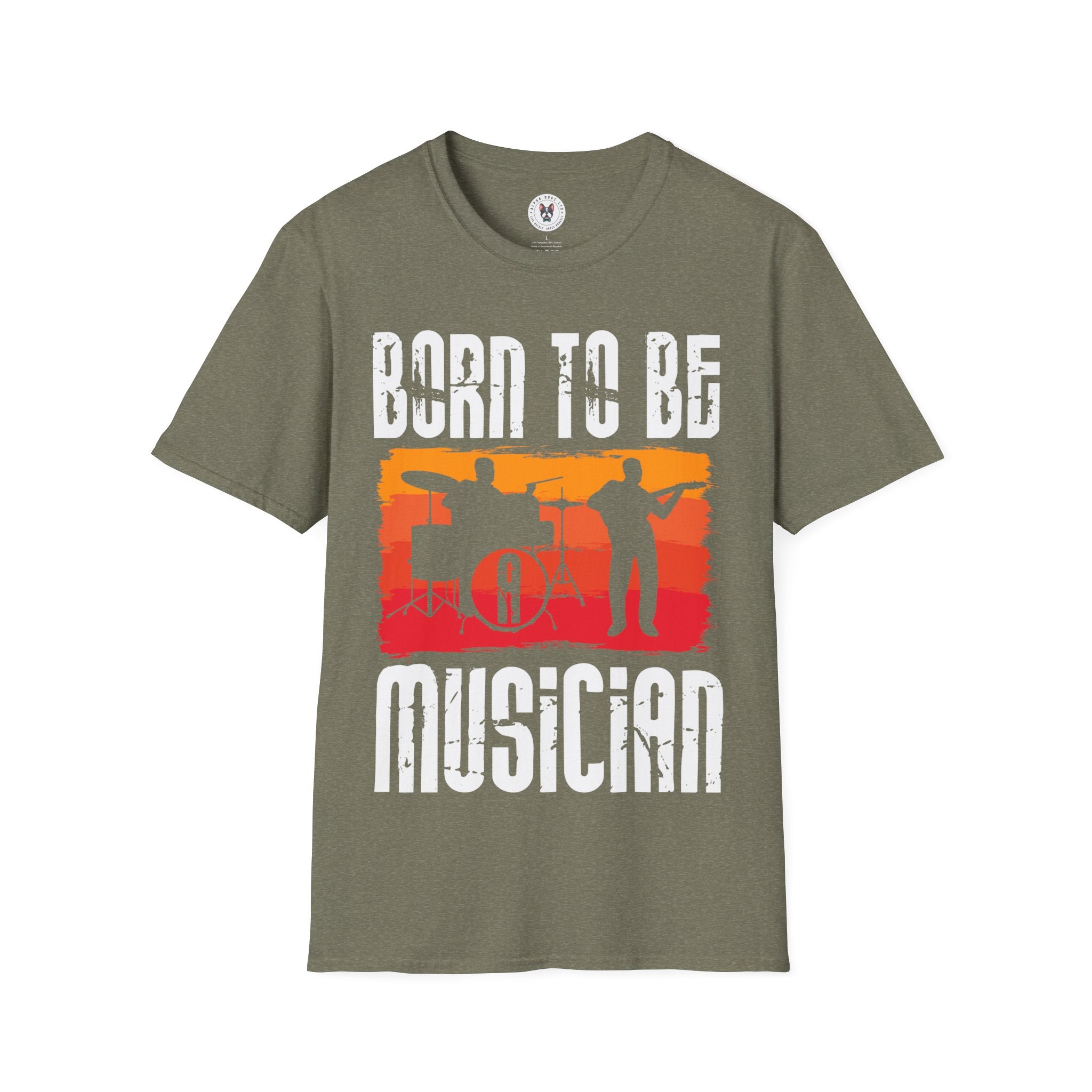 "Born To Be Musician" Unisex Soft style T-Shirt