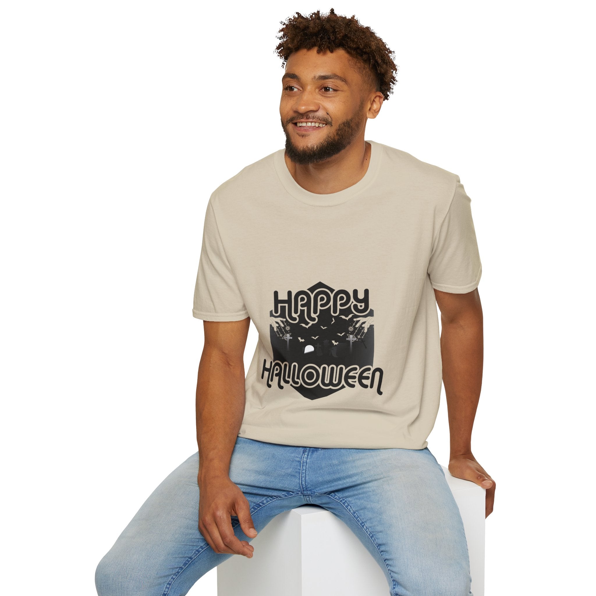 "HAPPY HALLOWEEN" Unisex Soft style T-Shirt