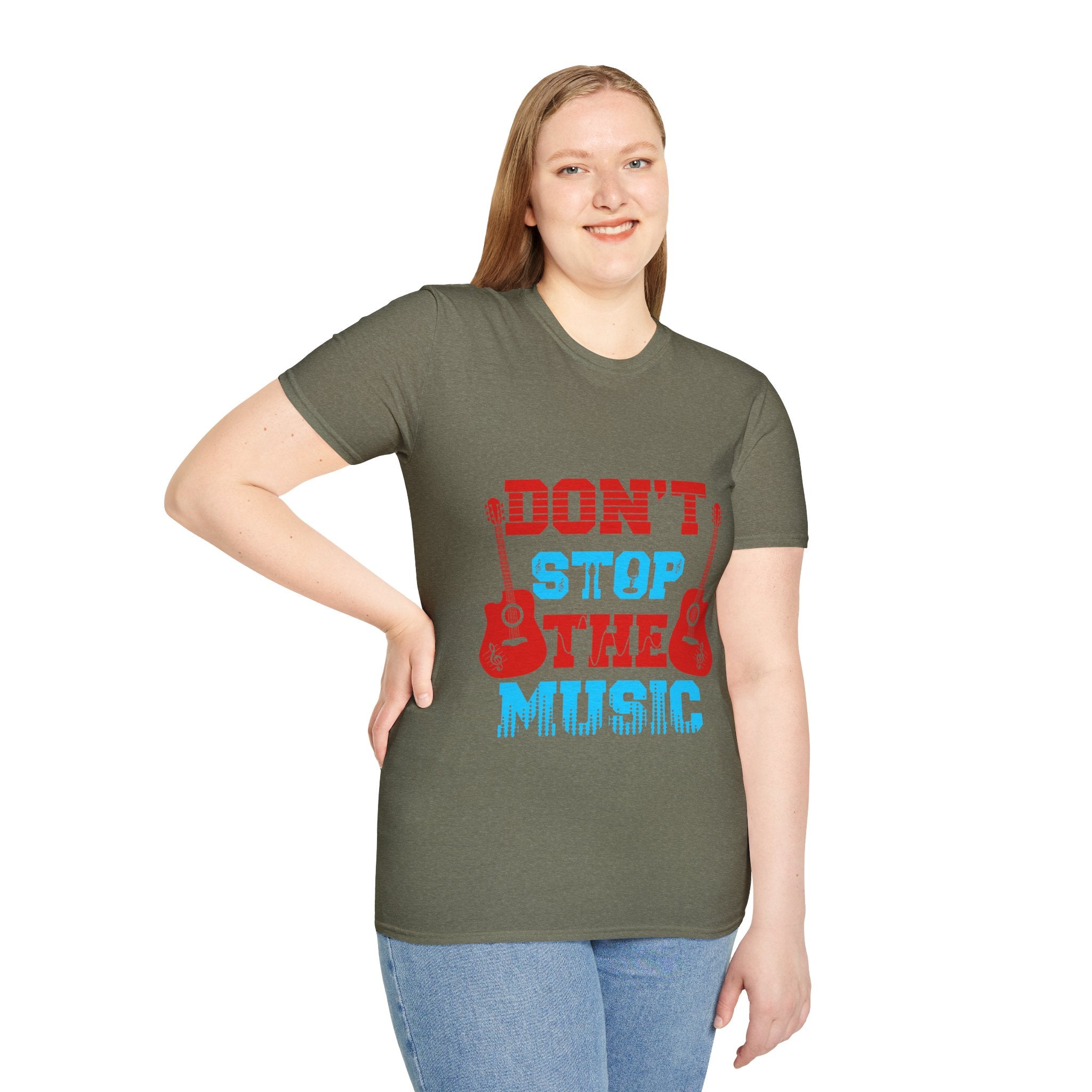 "Don't Stop The Music" Unisex Soft style T-Shirt