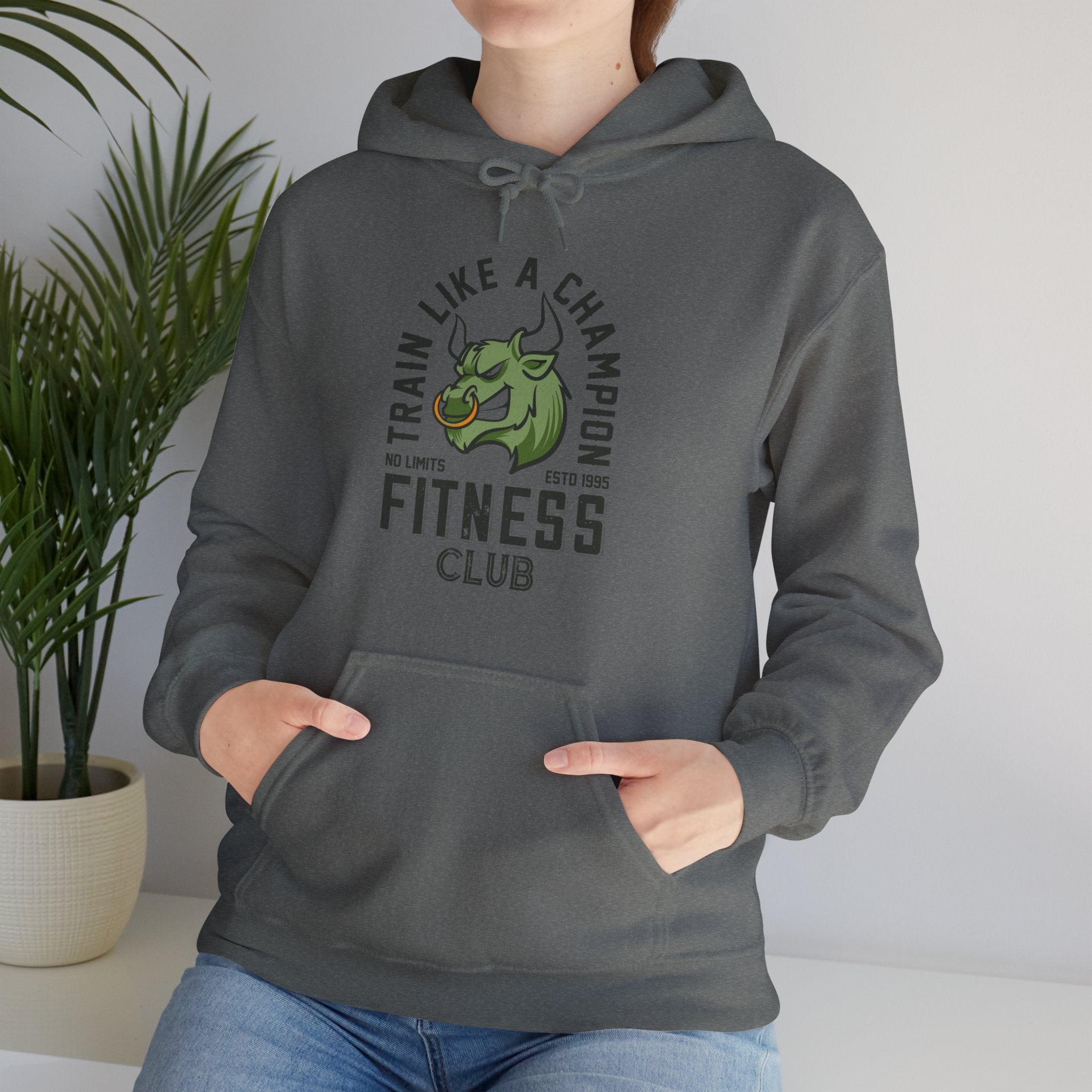 "Train Like A Champion" Unisex Heavy Blend™ Hooded Sweatshirt