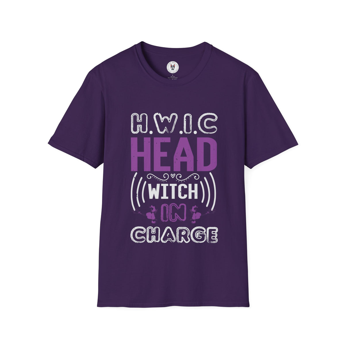 "H.W.I.C HEAD WITCH IN CHARGE" Unisex Soft style T-Shirt