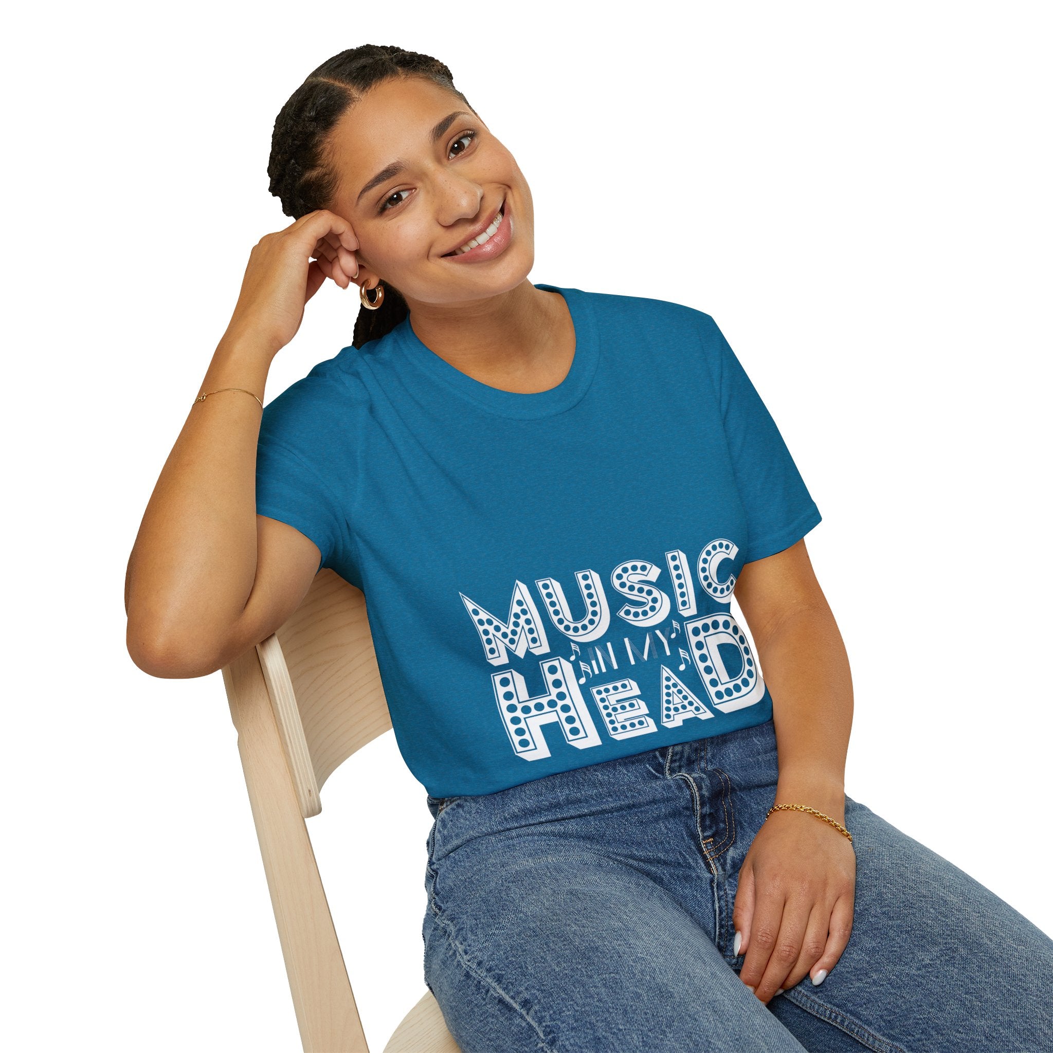 "Music In My Head" Unisex Soft style T-Shirt